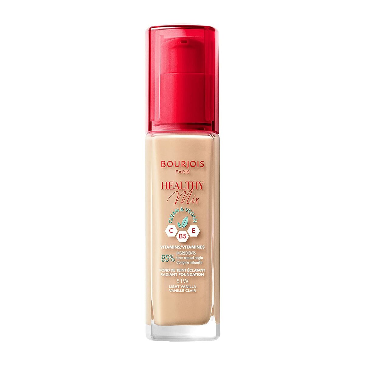Crème Make-up Base Bourjois Healthy Mix 51-light vanilla Nº 51-light vanilla 30 ml -  Beauty, Make-up -  Bourjois.