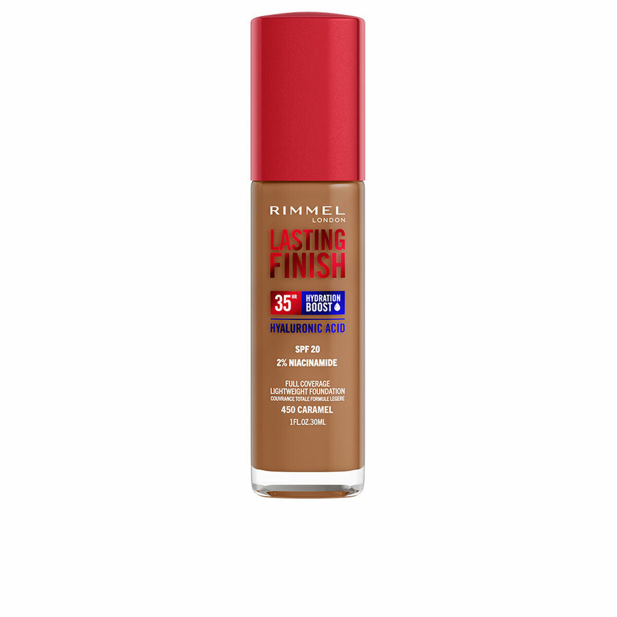 Crème Make-up Base Rimmel London Lasting Finish Nº 450 Caramel Spf 20 30 ml -  Beauty, Make-up -  Rimmel London.