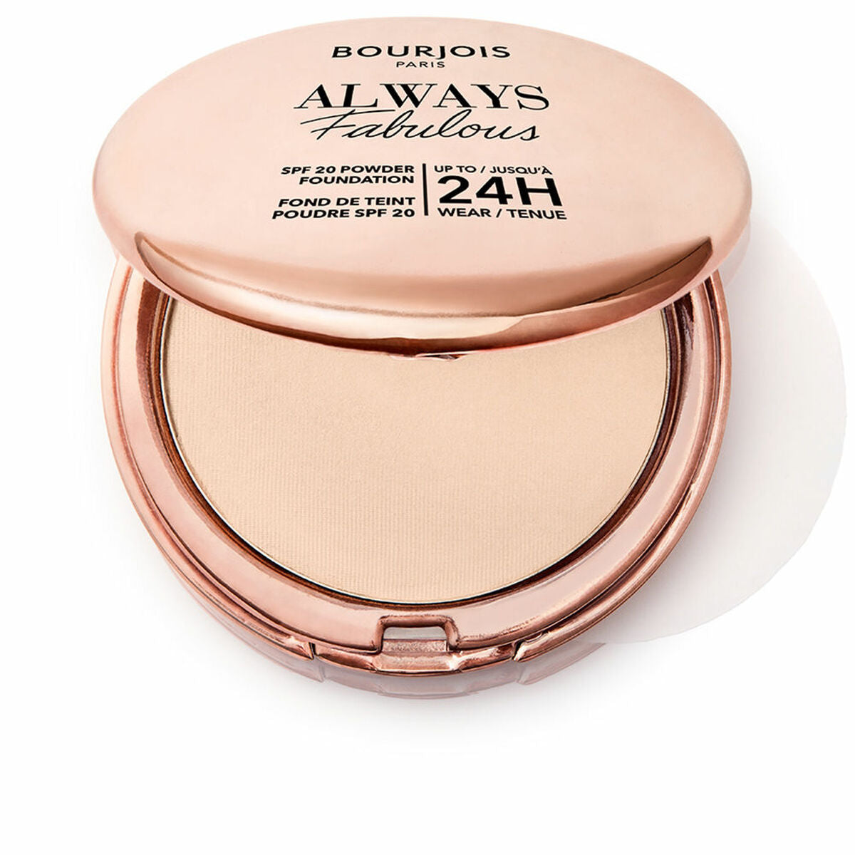 Powder Make-up Base Bourjois Always Fabulous Nº 100 Rose Ivory Spf 20 7 g -  Beauty, Make-up -  Bourjois.