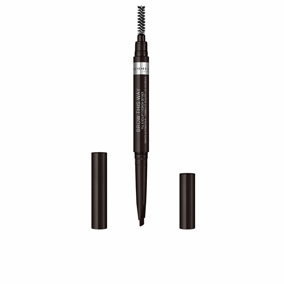 Eyebrow Pencil Rimmel London Brow This Way Nº 04 Soft black 0,25 g -  Beauty, Make-up -  Rimmel London.