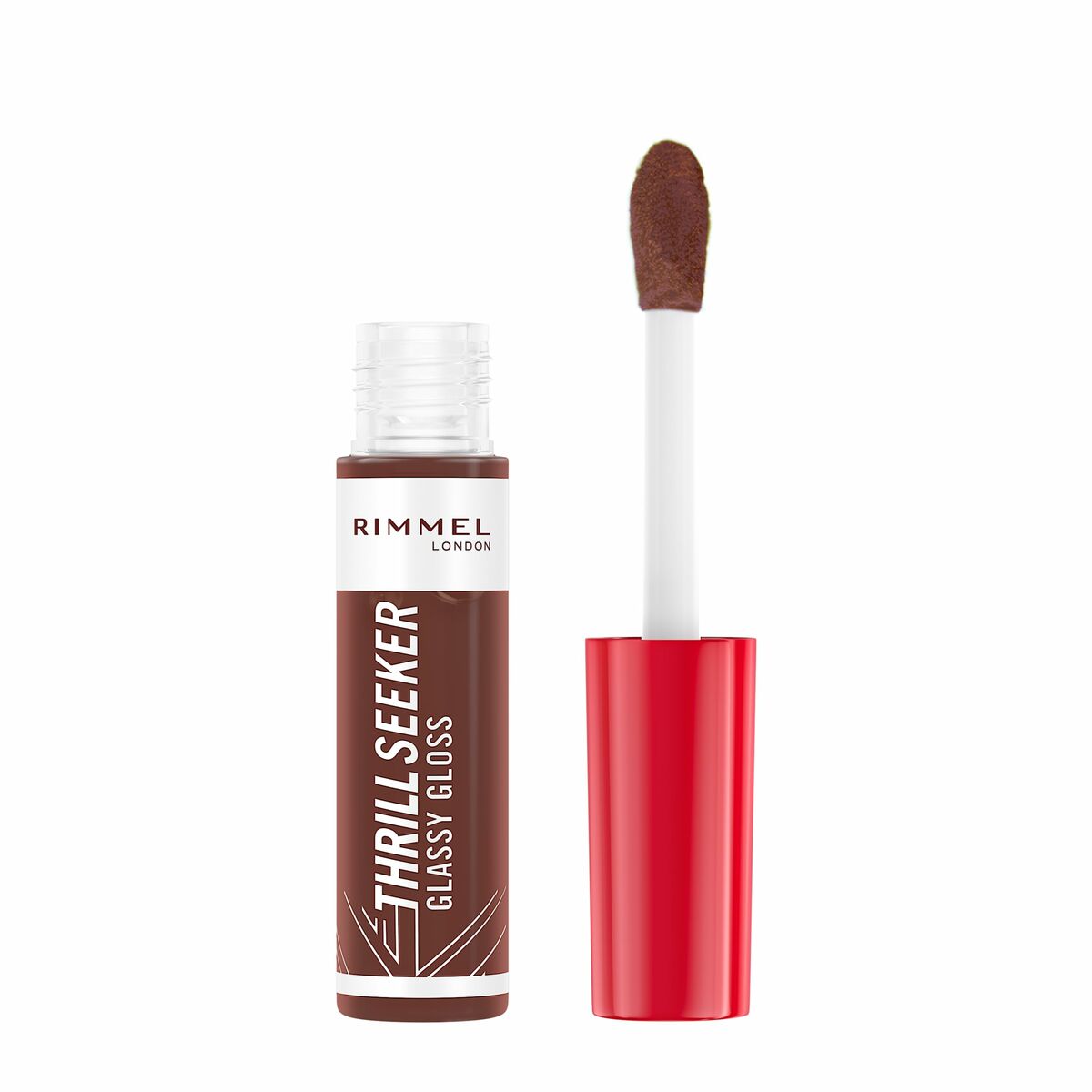 Lip-gloss Rimmel London THRILL SEEKER Nº 800-Chocolate Glaze 10 ml -  Beauty, Make-up -  Rimmel London.