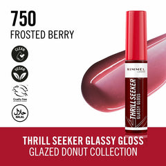 Lip-gloss Rimmel London THRILL SEEKER Nº 750-Frosted Berry 6 ml -  Beauty, Make-up -  Rimmel London.