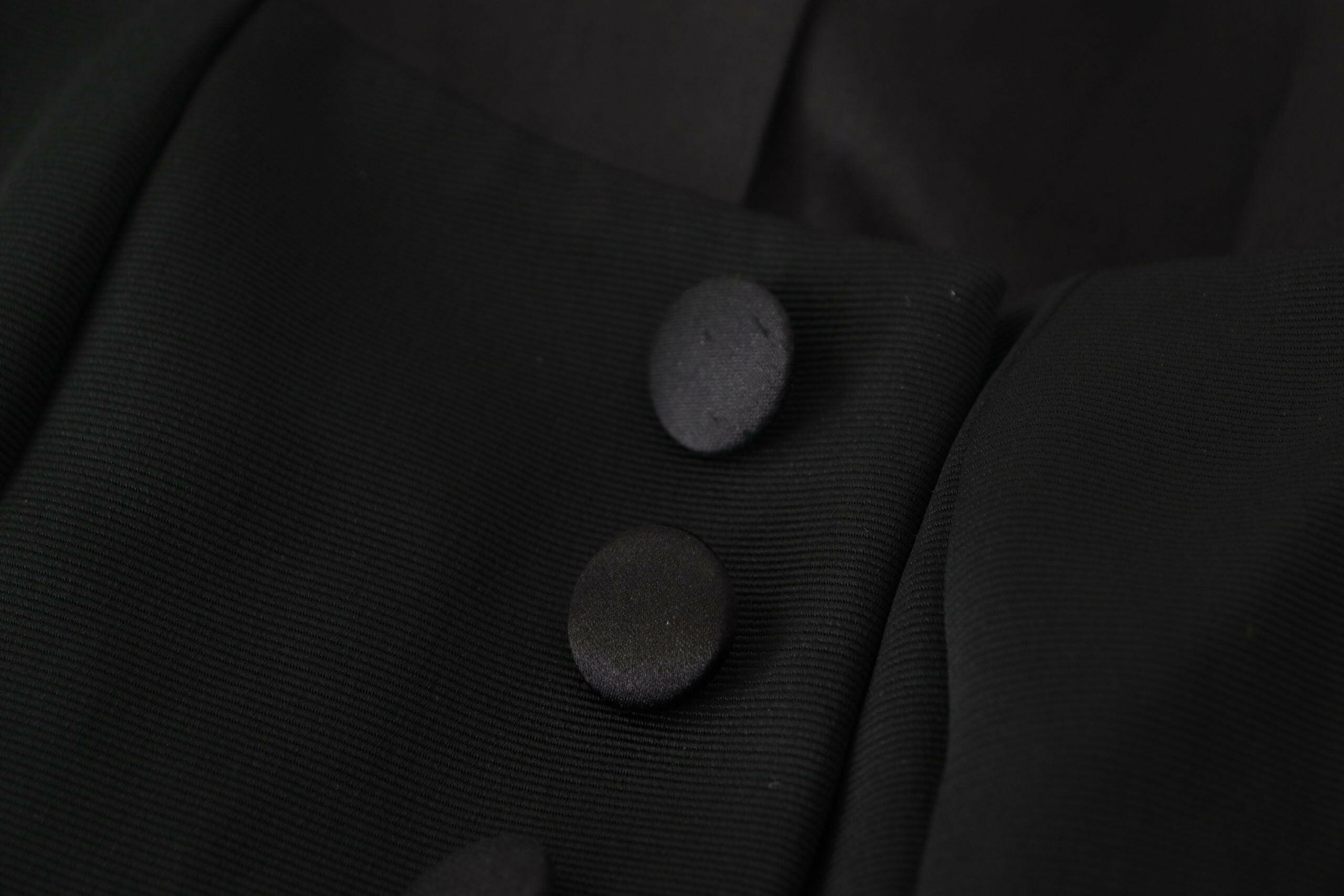 Dolce & Gabbana Black Slim Fit Long Sleeves Snap Jacket -   -  Dolce & Gabbana.