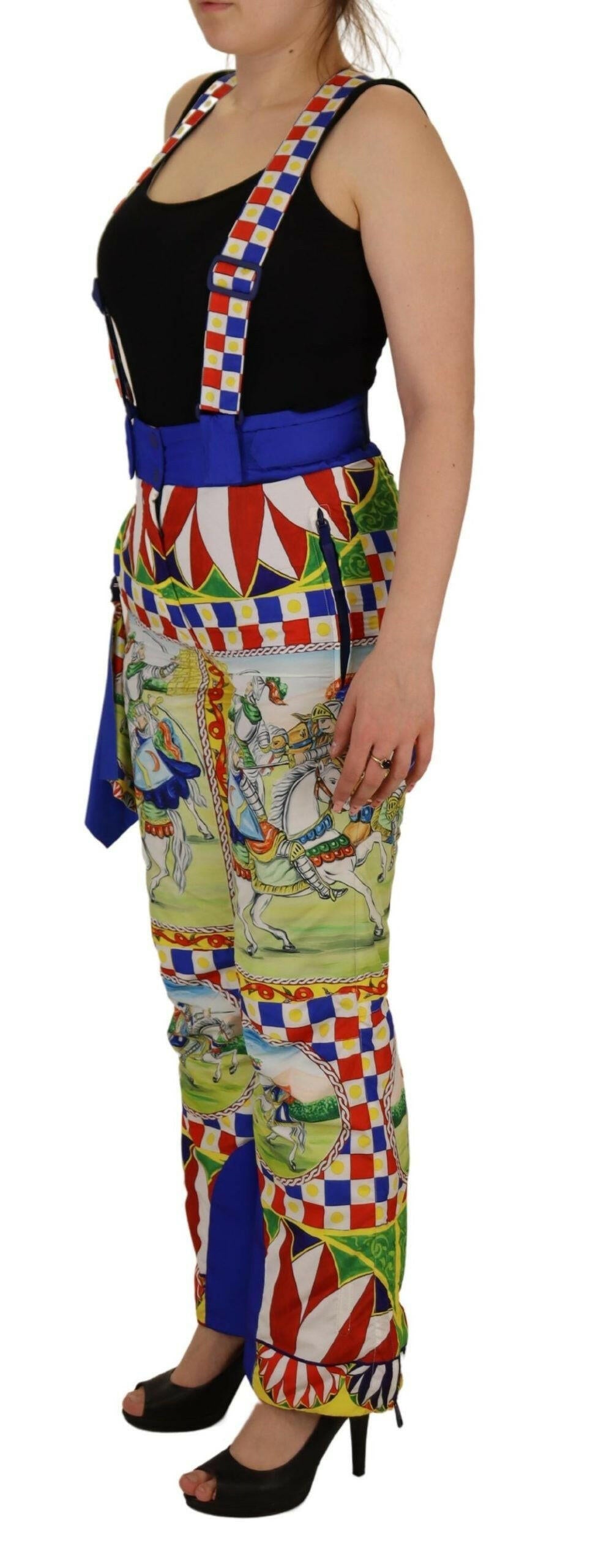 Dolce & Gabbana Multicolor Printed Snow Trouser Pants -   -  Dolce & Gabbana.
