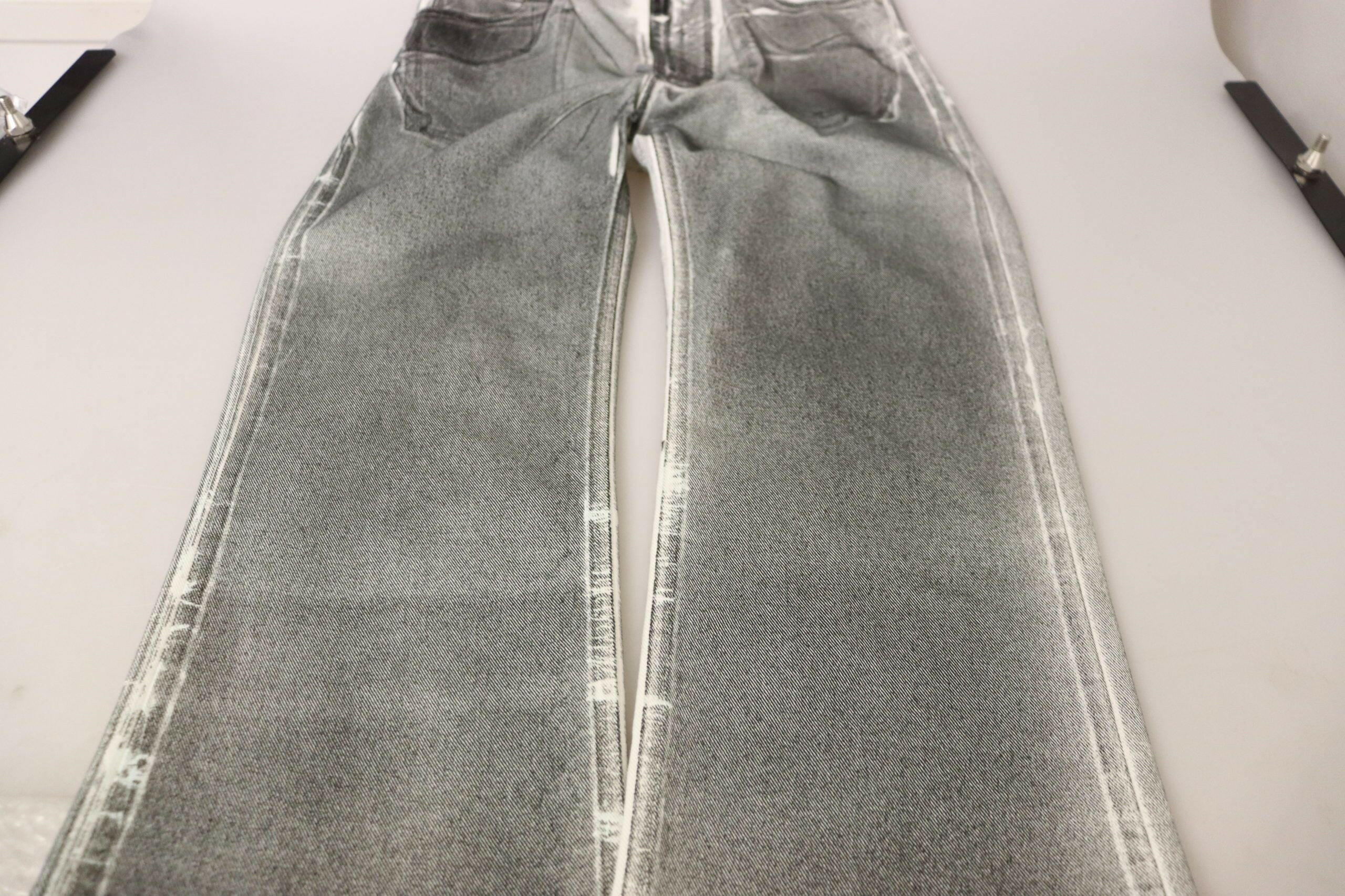 Dolce & Gabbana Grey Washed High Waist Denim Pants Cotton Jeans -   -  Dolce & Gabbana.