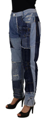 Dolce & Gabbana Multicolor Patchwork High Waist Denim Jeans -   -  Dolce & Gabbana.