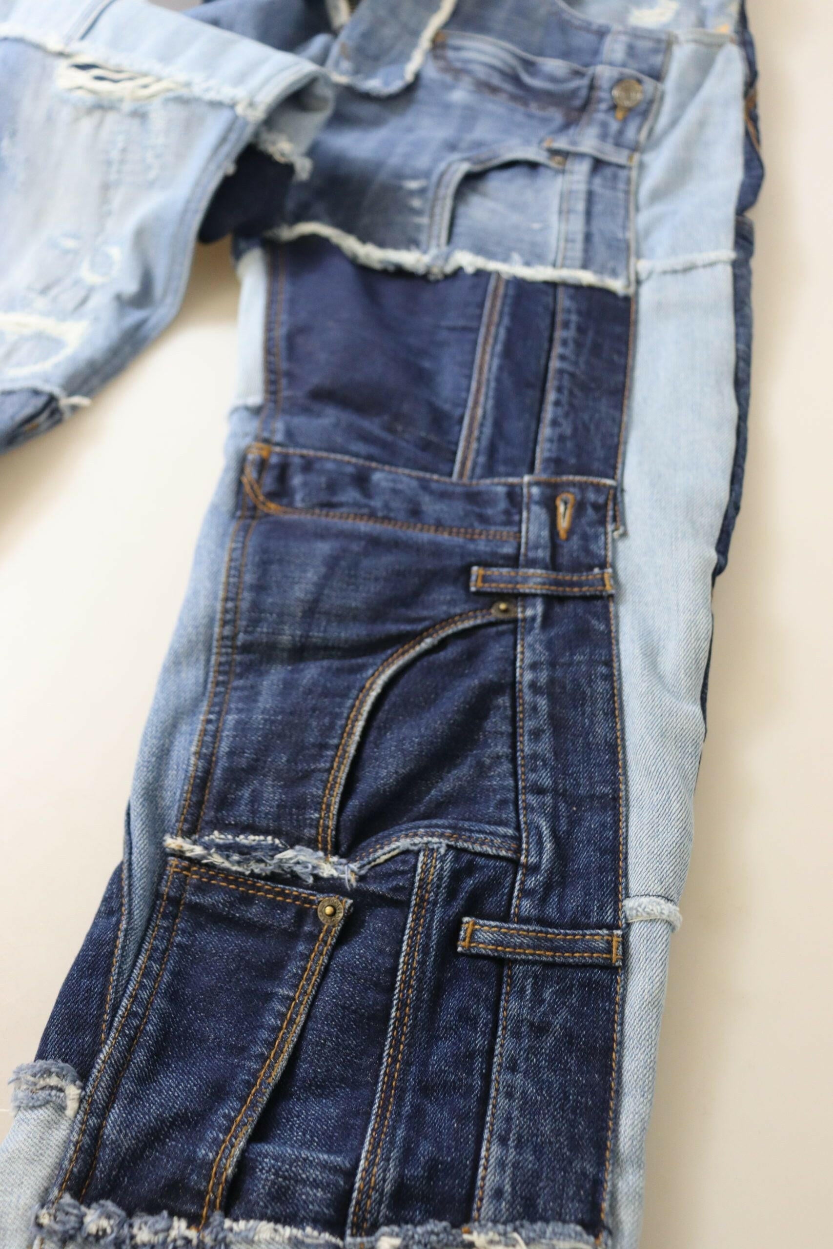 Dolce & Gabbana Multicolor Patchwork High Waist Denim Jeans -   -  Dolce & Gabbana.