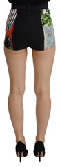 Dolce & Gabbana Multicolor Patchwork Jacquard Nylon Shorts -   -  Dolce & Gabbana.