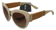 Dolce & Gabbana Beige Acetate Full Rim Brown Lense DG4294 Sunglasses -  Jewellery, Women -  Dolce & Gabbana.