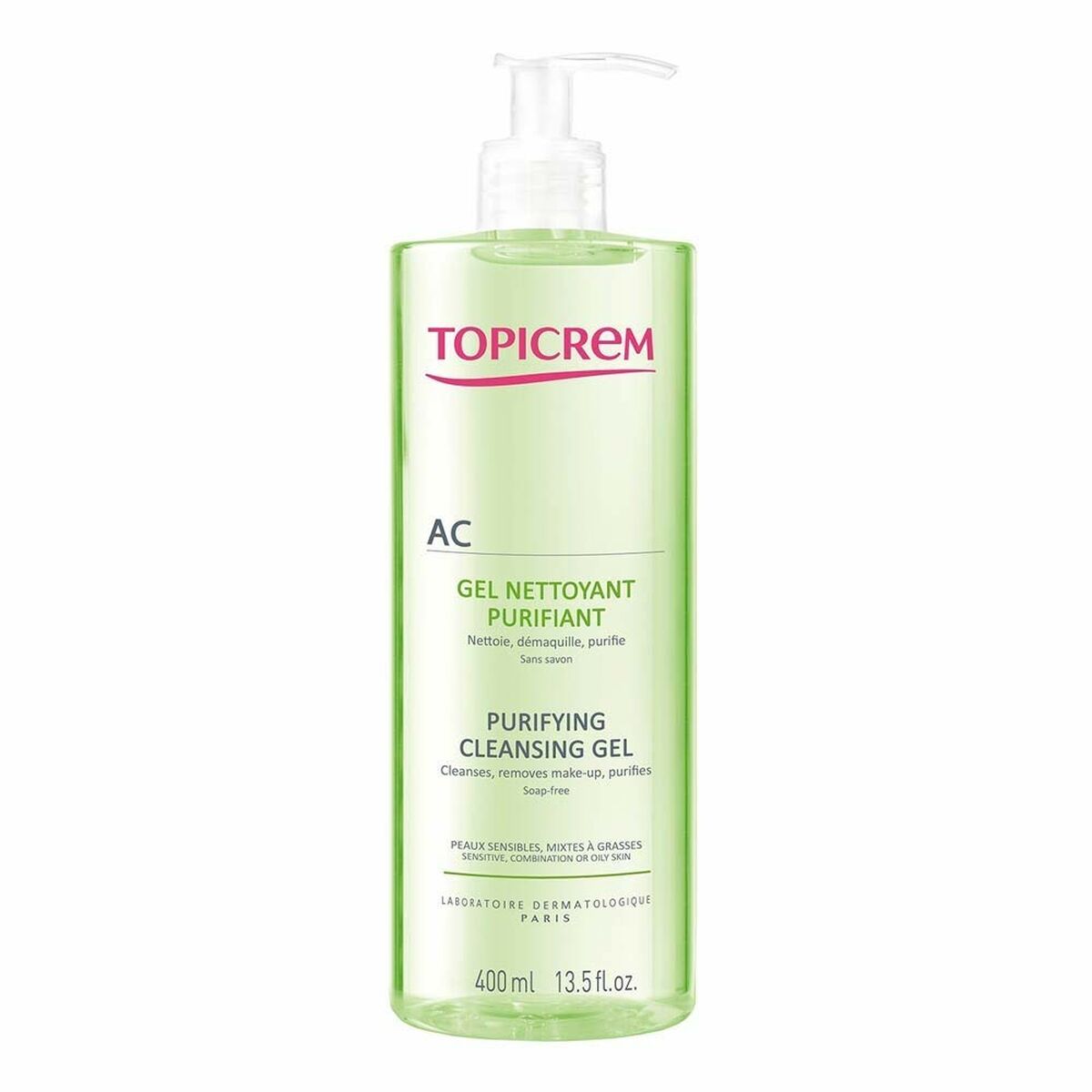 Purifying Facial Gel Topicrem Purifying -  Beauty, Skin care -  Topicrem.