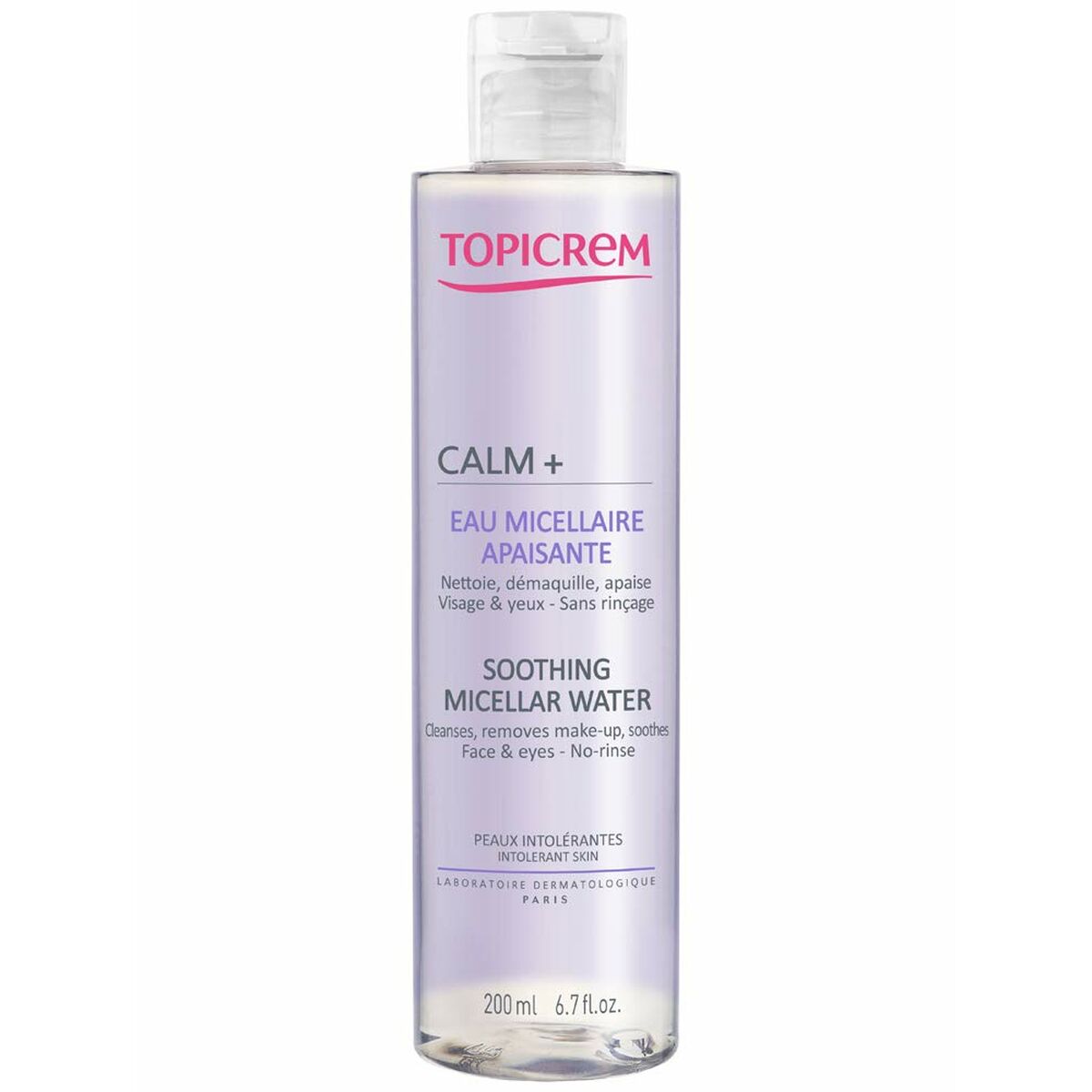 Make Up Remover Micellar Water Topicrem Calm+ 200 ml -  Beauty, Skin care -  Topicrem.