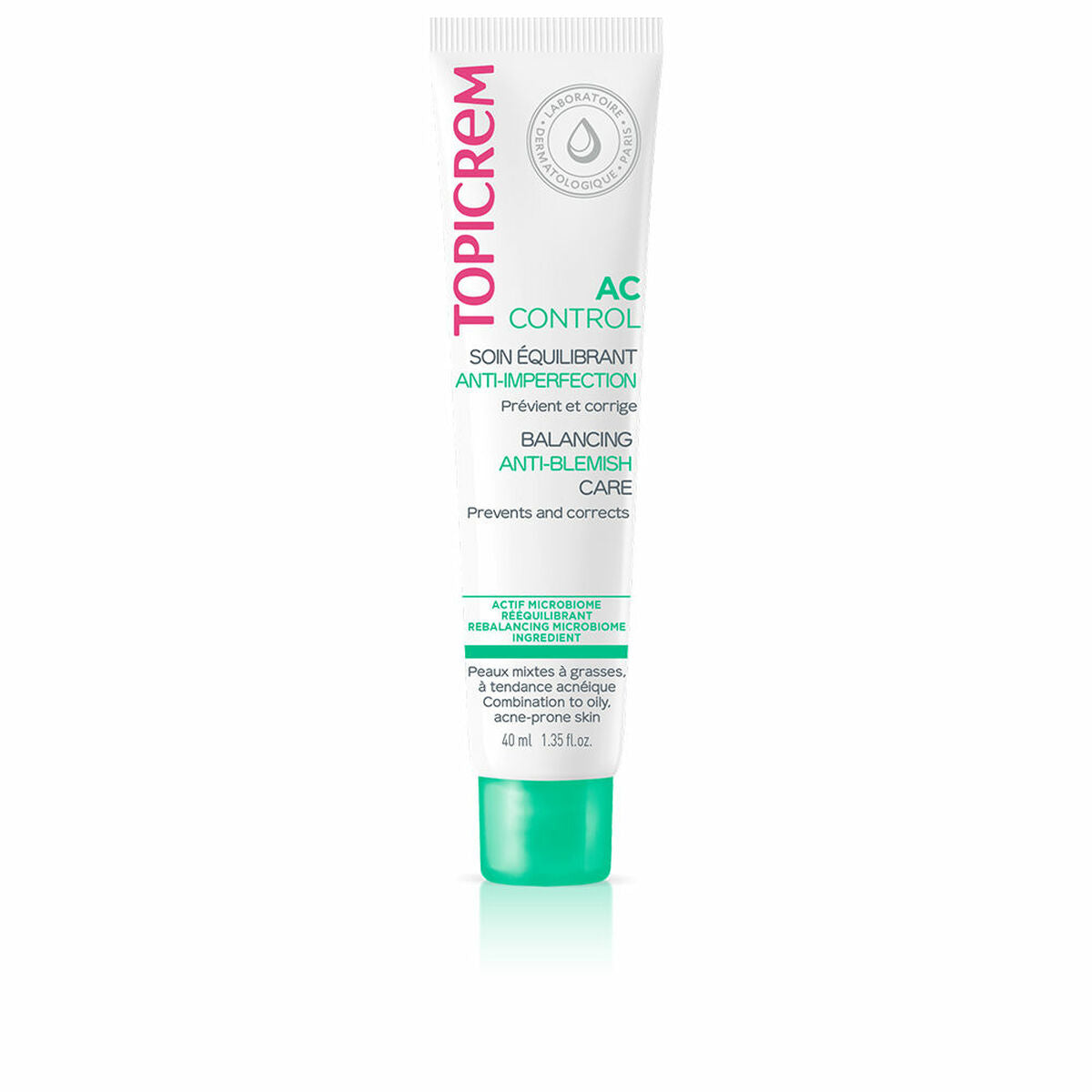 Facial Cream Topicrem Control Balancing Active Care Anti-imperfections -  Beauty, Skin care -  Topicrem.