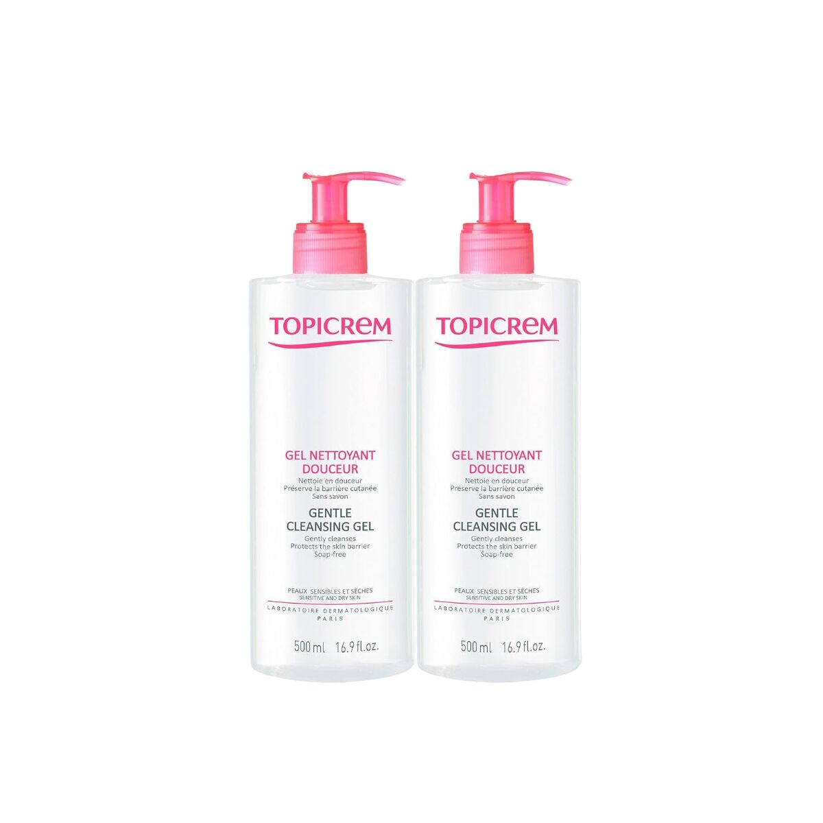 Cleansing Gel Topicrem Dúo 2 x 500 ml 2 Units -  Beauty, Skin care -  Topicrem.