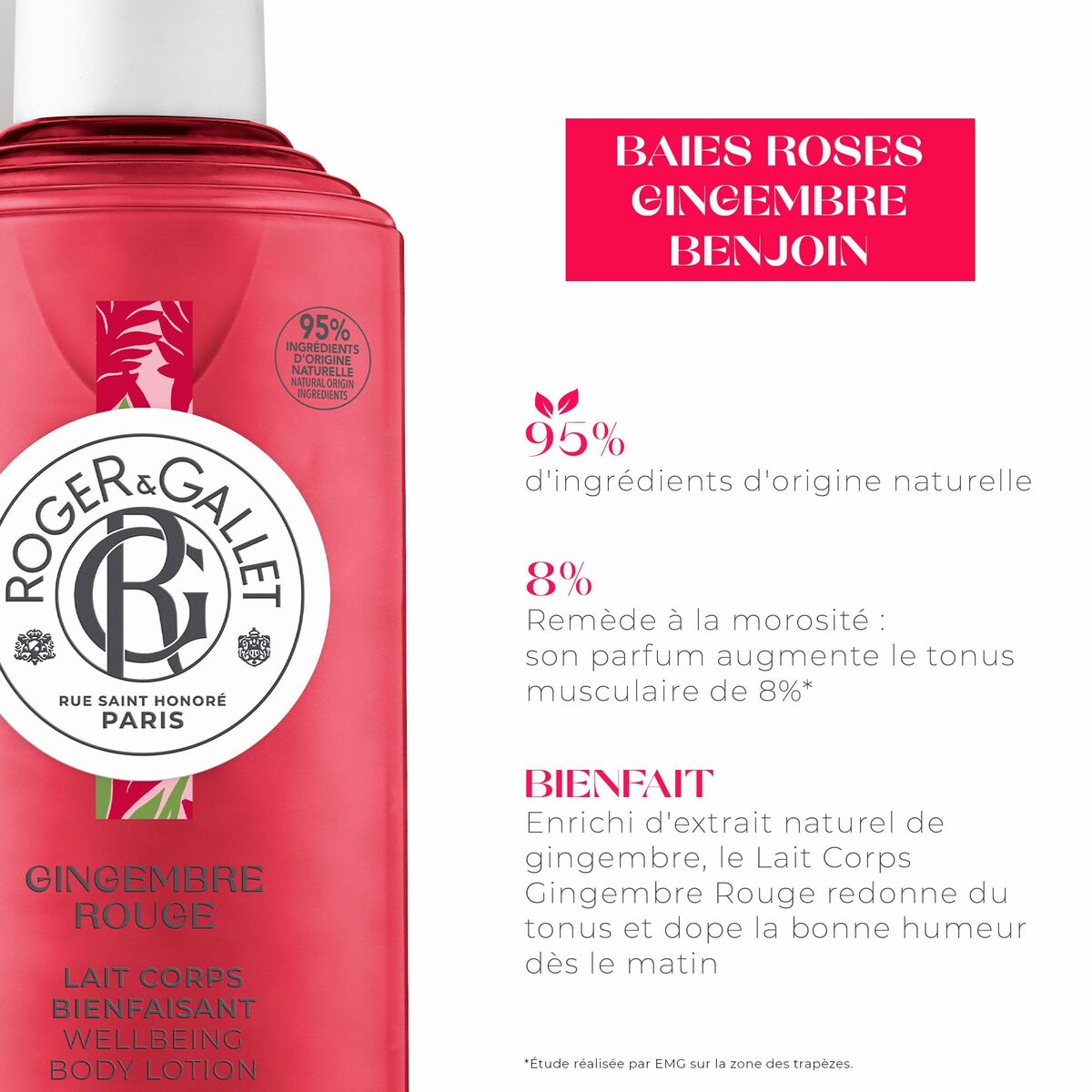 Body Cream Roger & Gallet Gingembre Rouge 250 ml -  Beauty, Skin care -  Roger & Gallet.