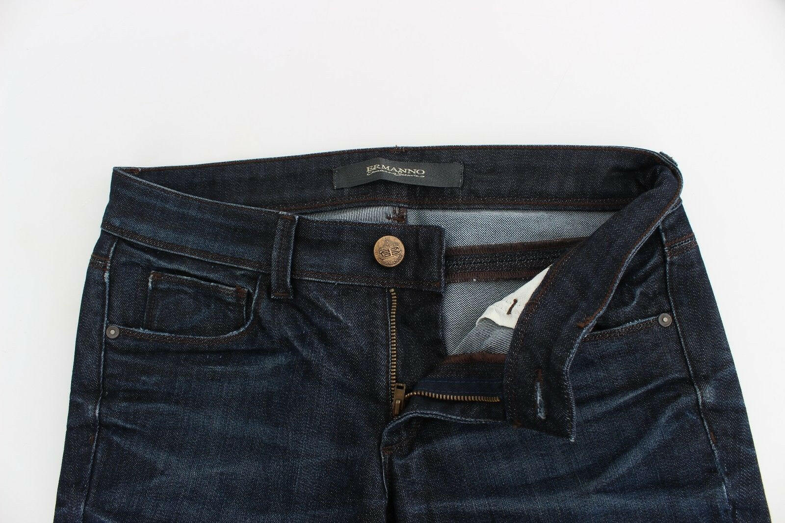 Ermanno Scervino Blue Slim Jeans Denim Pants Skinny Leg Stretch -   -  Ermanno Scervino.
