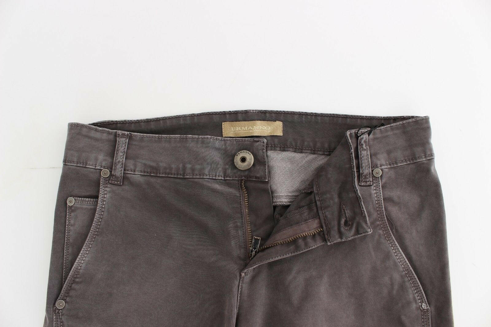 Ermanno Scervino Gray Slim Jeans Denim Pants Skinny Leg Stretch -   -  Ermanno Scervino.
