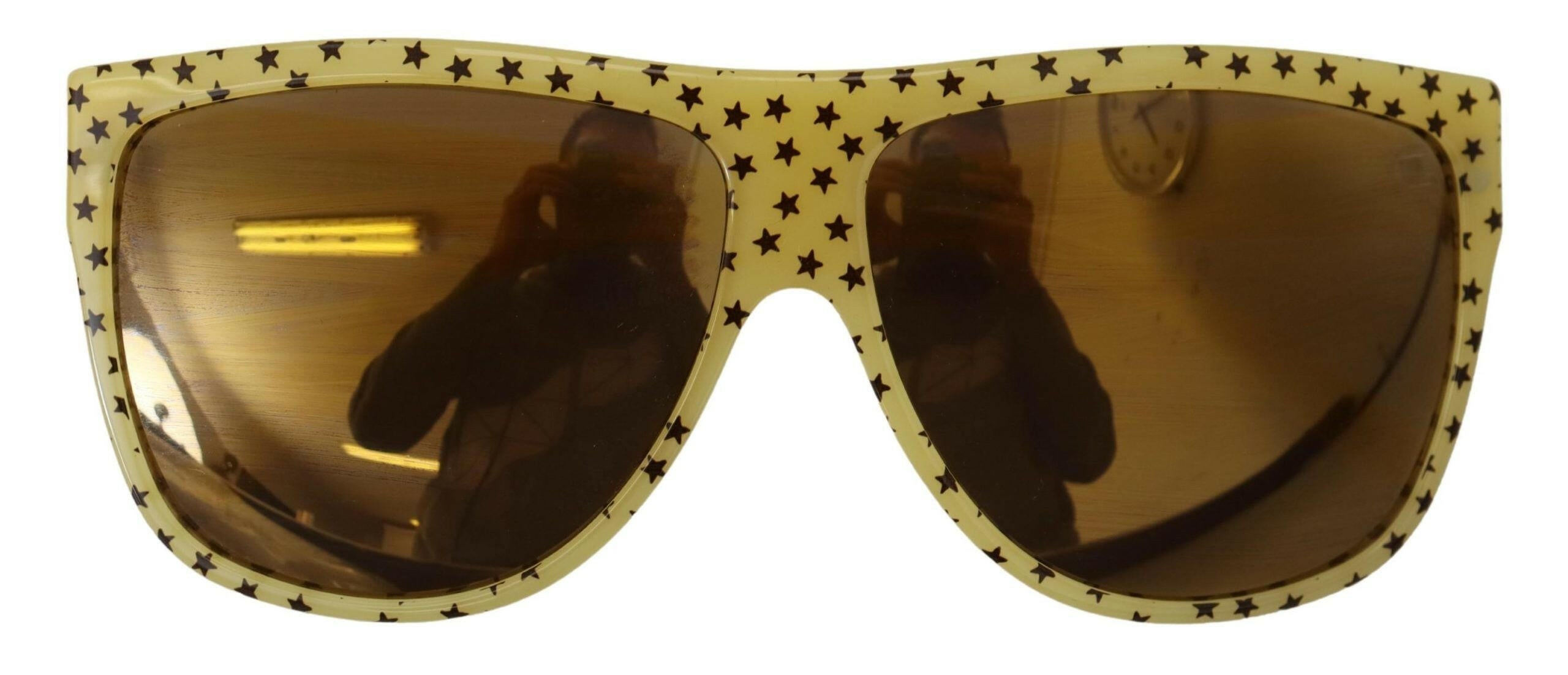 Dolce & Gabbana Yellow Stars Acetate Square Shades DG4125 Sunglasses -  Jewellery, Women -  Dolce & Gabbana.