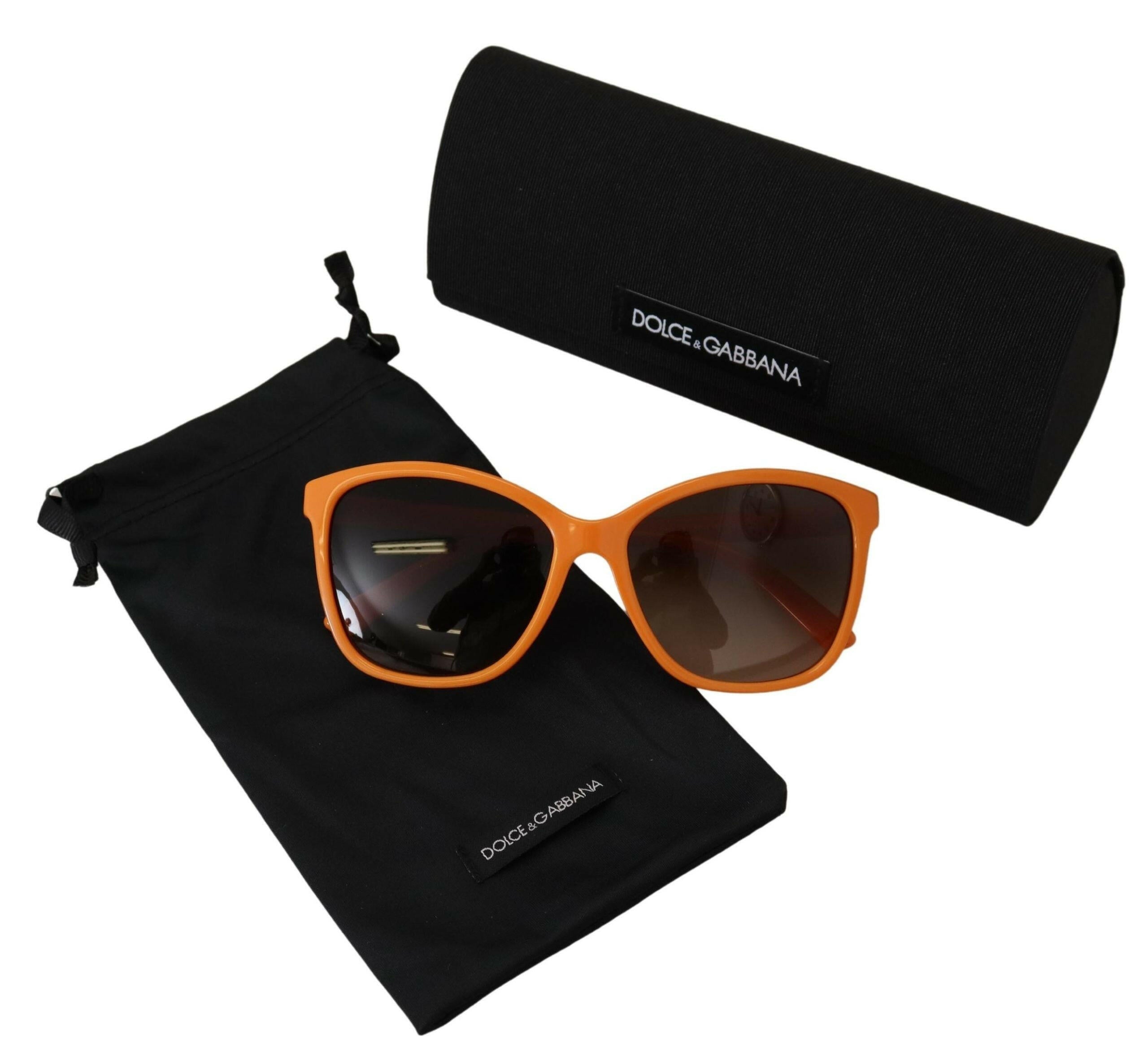 Dolce & Gabbana Orange Acetate Frame Round Shades DG4170PM Sunglasses -  Jewellery, Women -  Dolce & Gabbana.