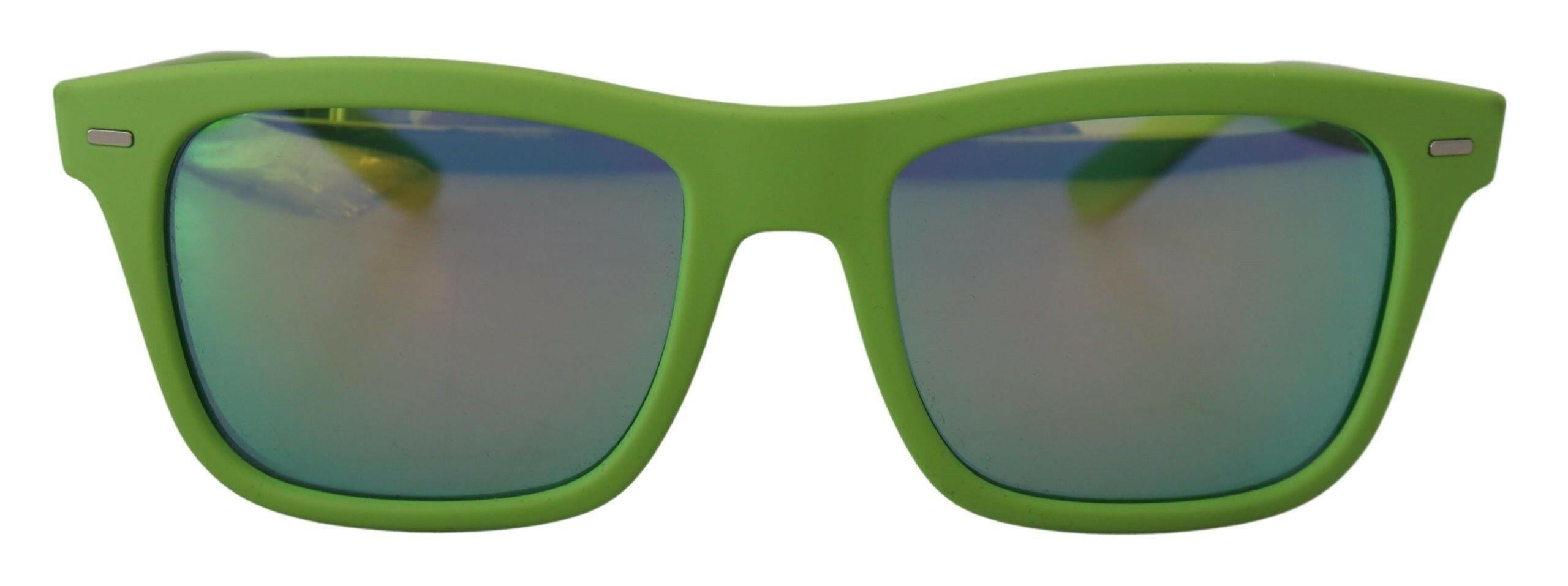 Dolce & Gabbana Green Rubber Full Rim Frame Shades DG6095 Acid Sunglasses -  Jewellery, Women -  Dolce & Gabbana.
