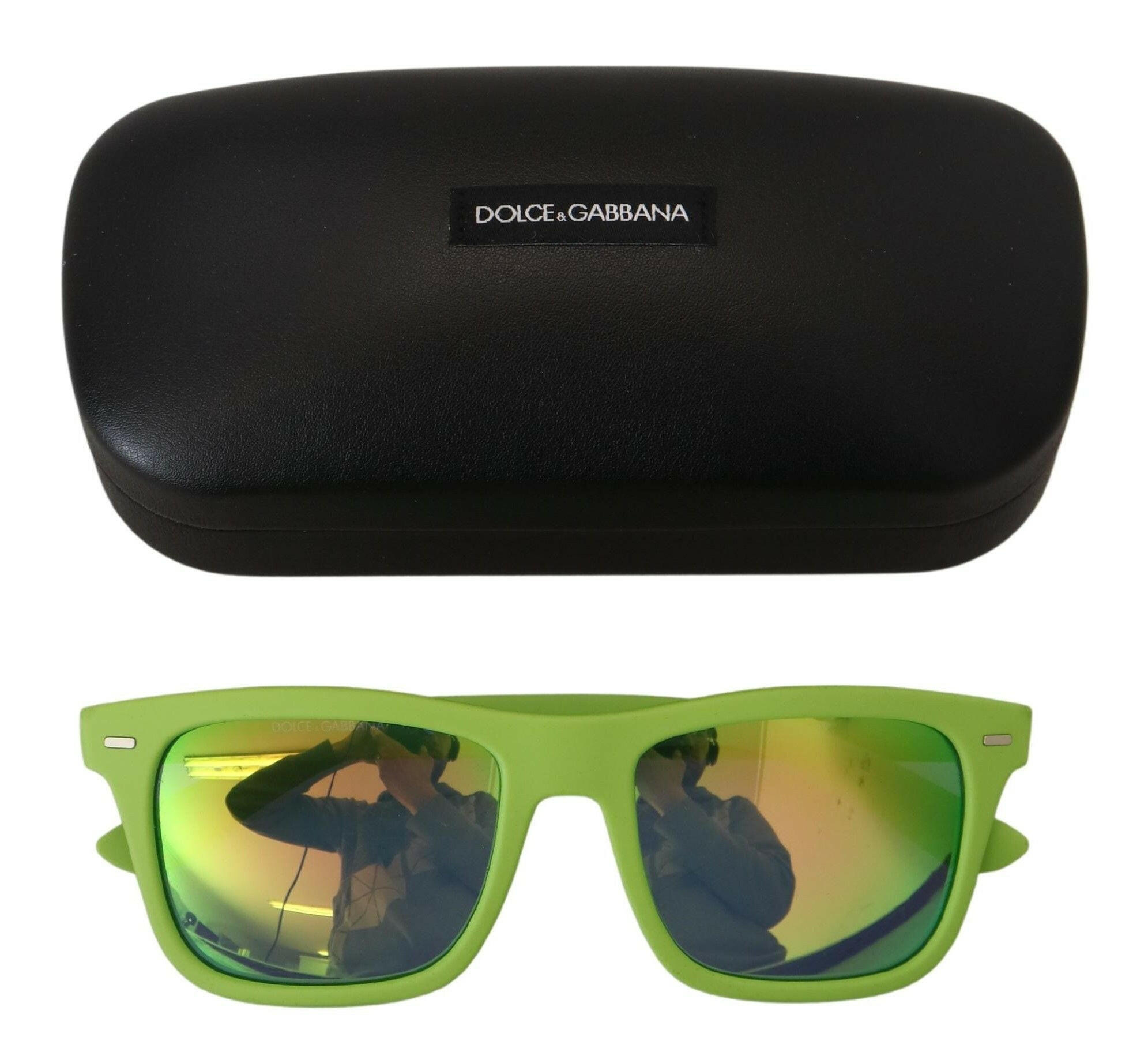 Dolce & Gabbana Green Rubber Full Rim Frame Shades DG6095 Acid Sunglasses -  Jewellery, Women -  Dolce & Gabbana.