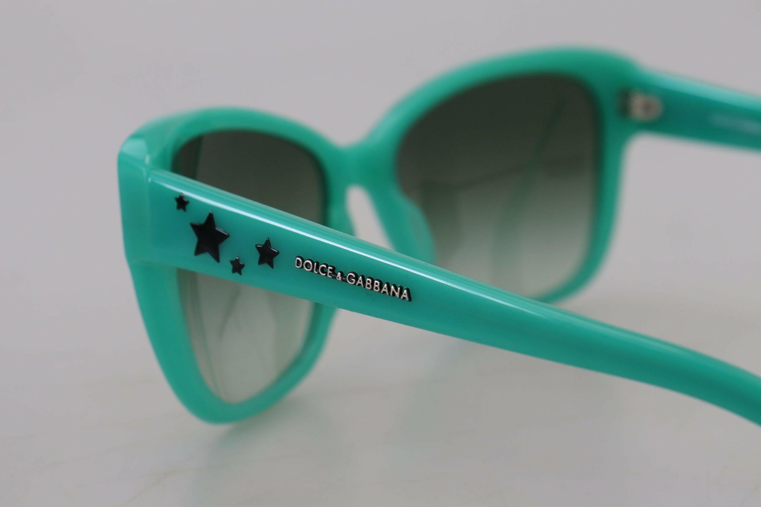 Dolce & Gabbana Green Stars Acetate Square Shades DG4124  Sunglasses -  Jewellery, Women -  Dolce & Gabbana.