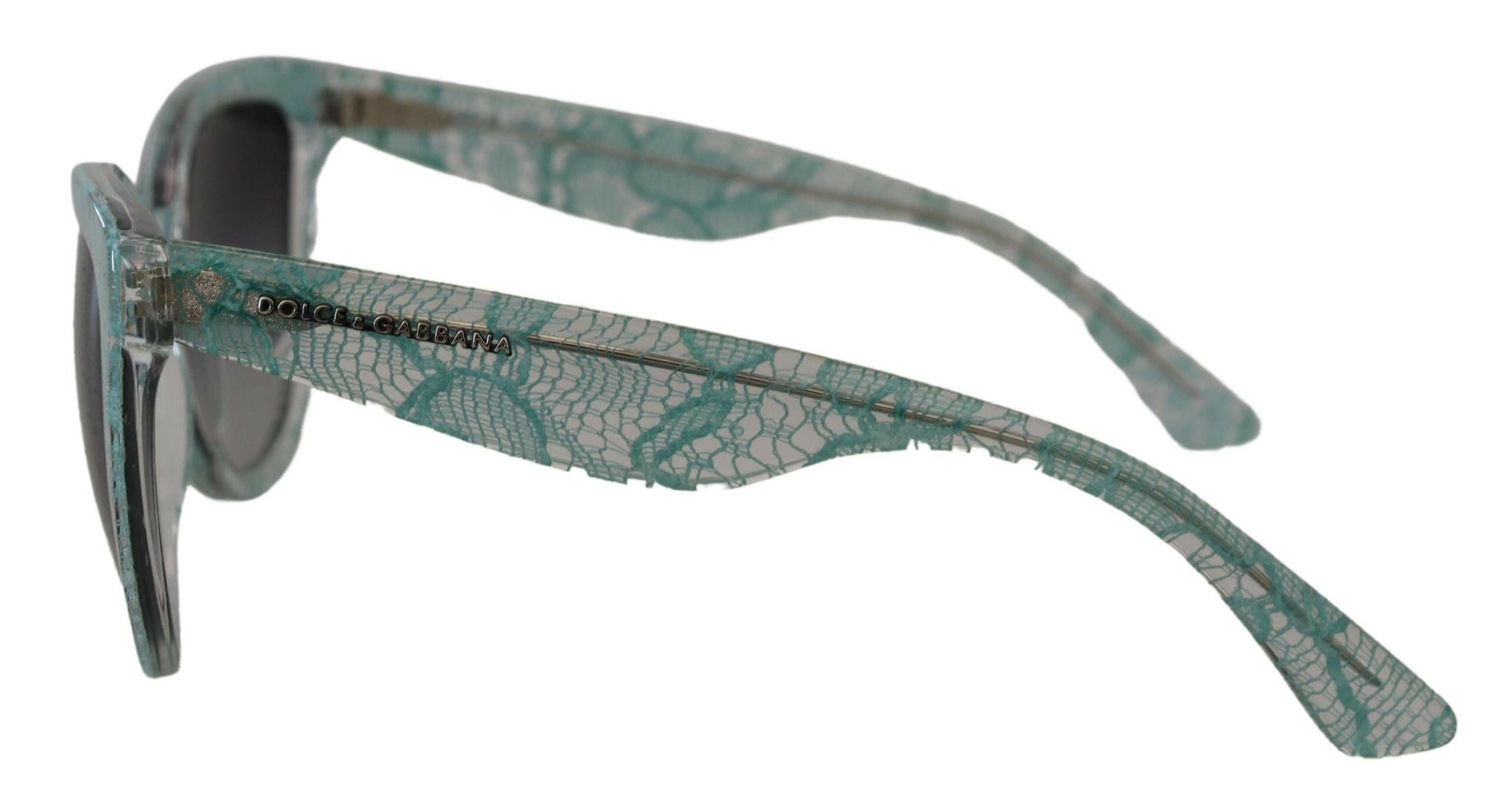 Dolce & Gabbana Blue Lace Acetate Crystal Round DG4190 Sunglasses -  Jewellery, Women -  Dolce & Gabbana.