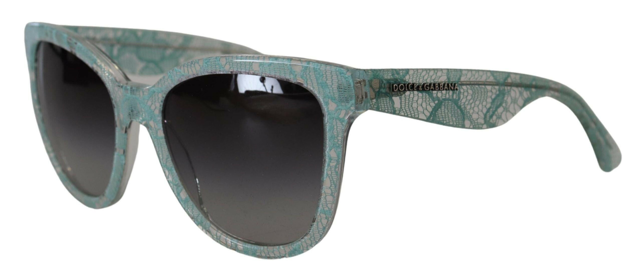Dolce & Gabbana Blue Lace Acetate Crystal Round DG4190 Sunglasses -  Jewellery, Women -  Dolce & Gabbana.