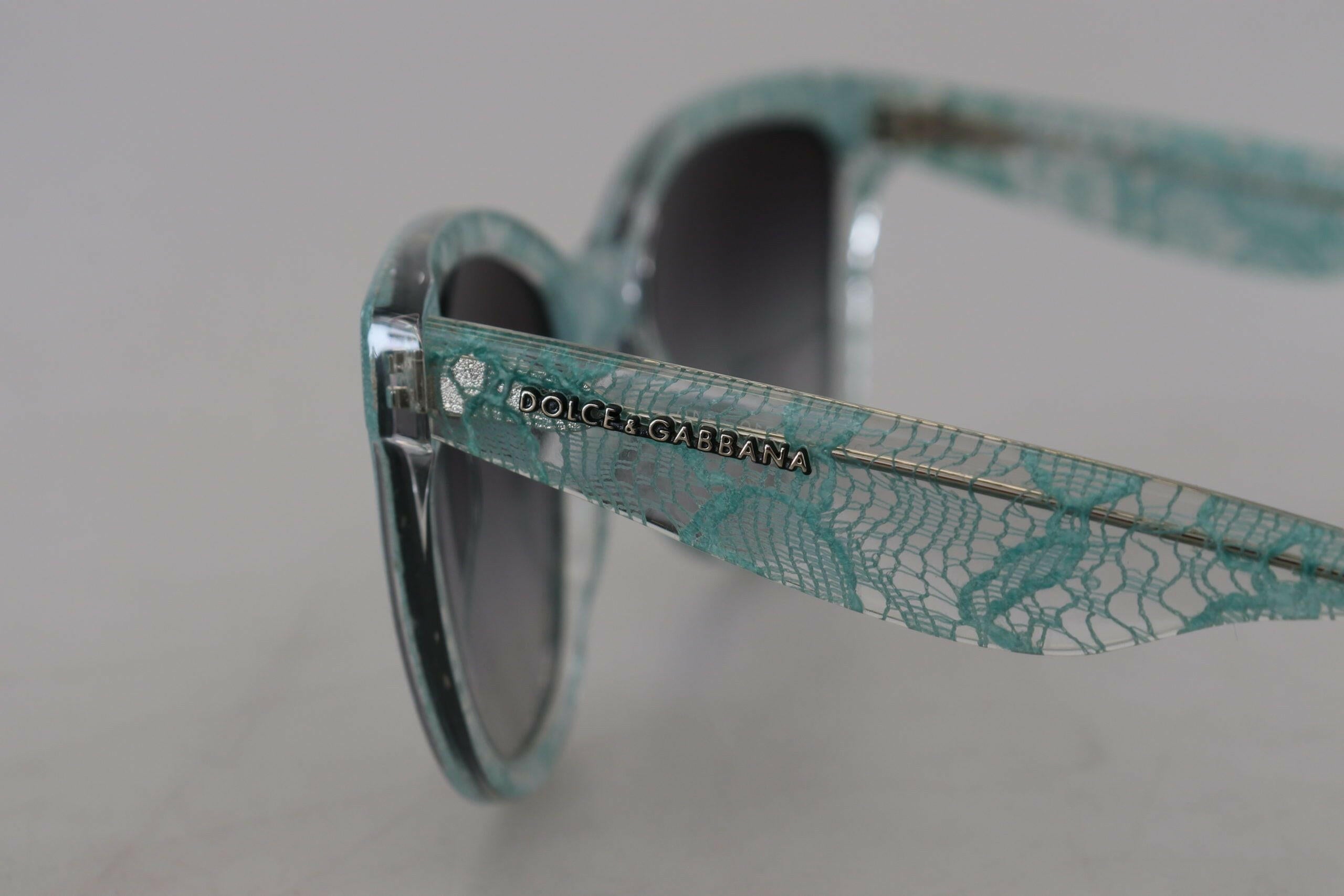 Dolce & Gabbana Blue Lace Acetate Crystal Round DG4190 Sunglasses -  Jewellery, Women -  Dolce & Gabbana.