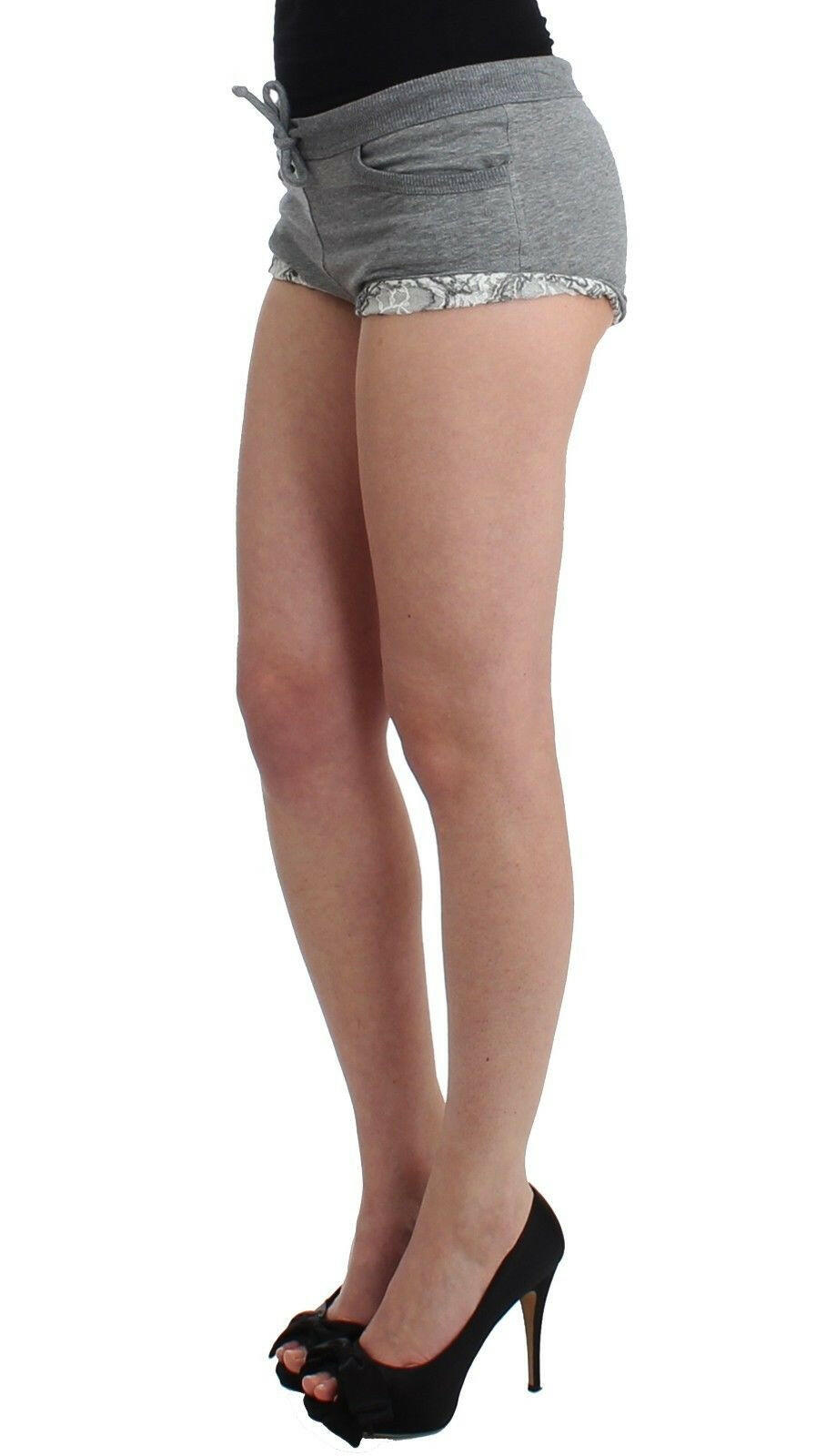 Ermanno Scervino Lingerie Gray Mini Shorts Sleepwear Hotpants -   -  Ermanno Scervino.