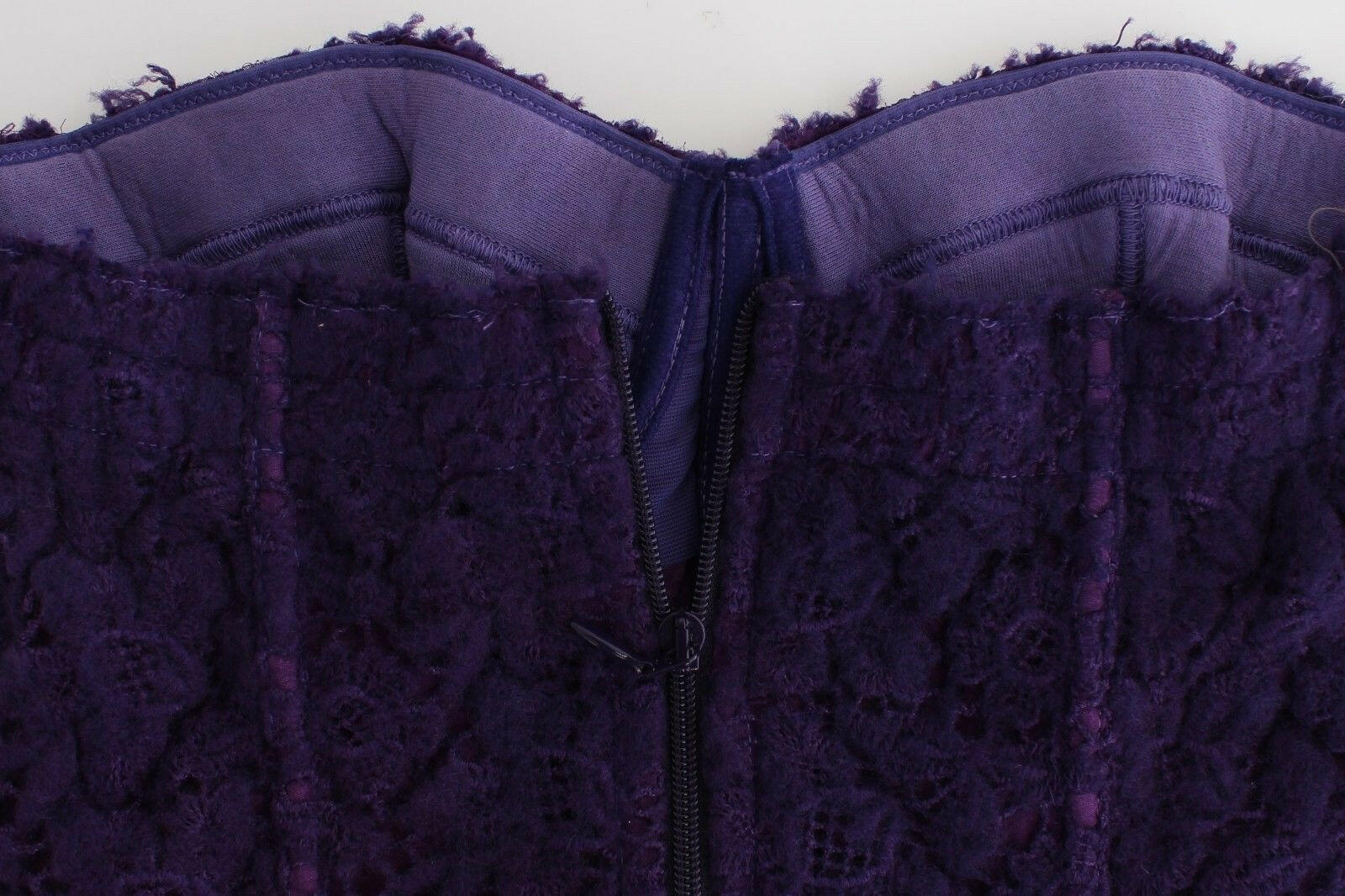 Ermanno Scervino Lingerie Purple Corset Bustier Top Floral Lace -   -  Ermanno Scervino.