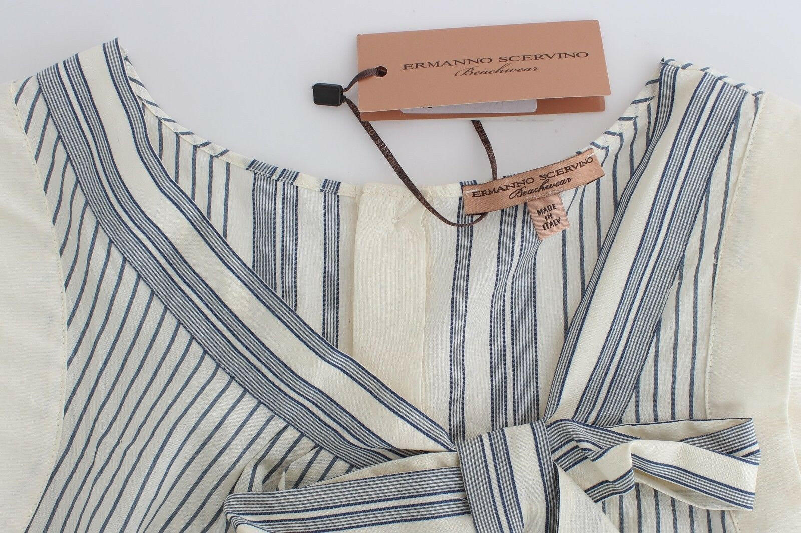 Ermanno Scervino Beachwear Striped Top Blouse Shirt Bow Tank -   -  Ermanno Scervino.