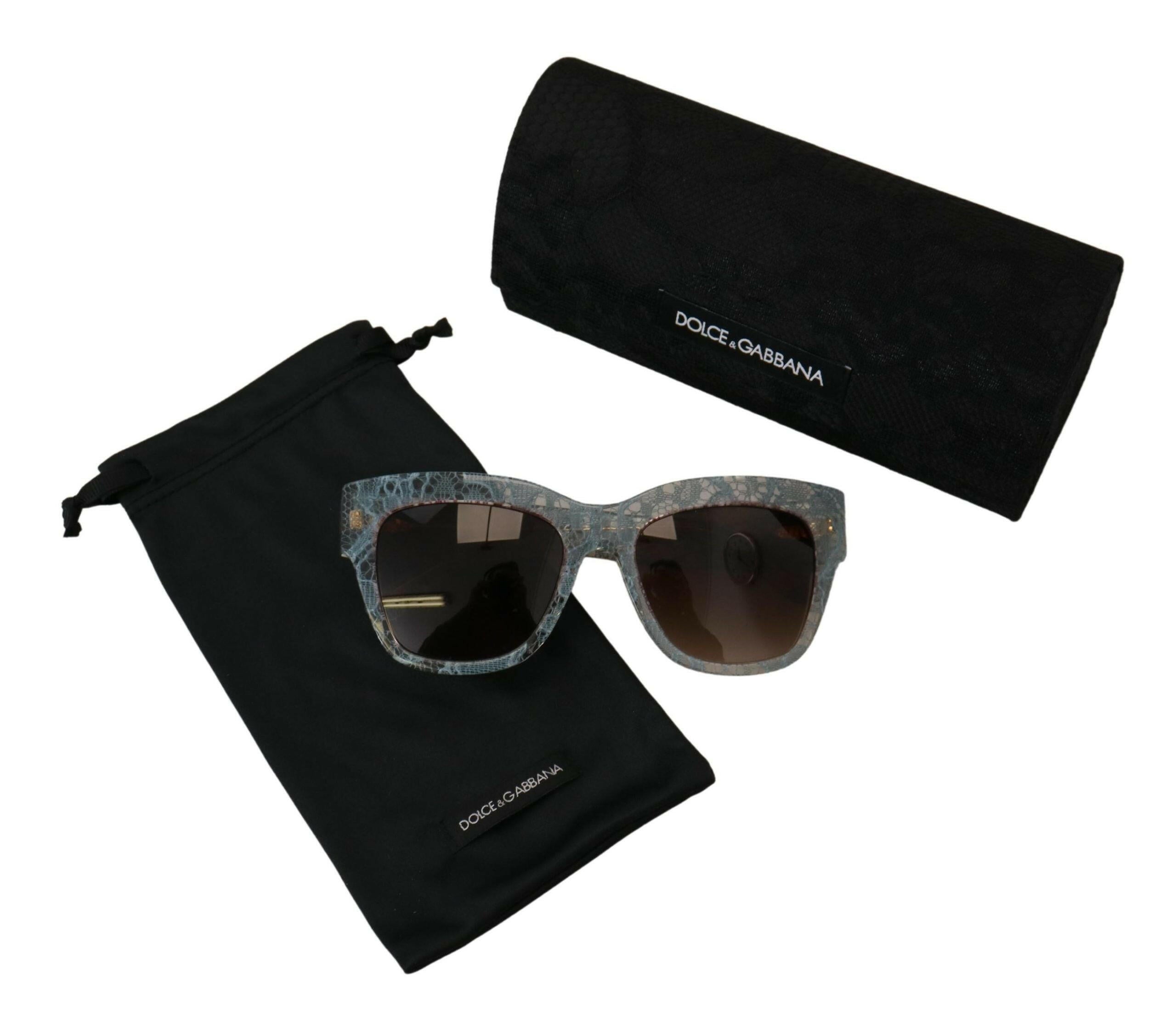 Dolce & Gabbana Blue Lace Acetate Crystal Butterfly DG4231 Sunglasses -  Jewellery, Women -  Dolce & Gabbana.