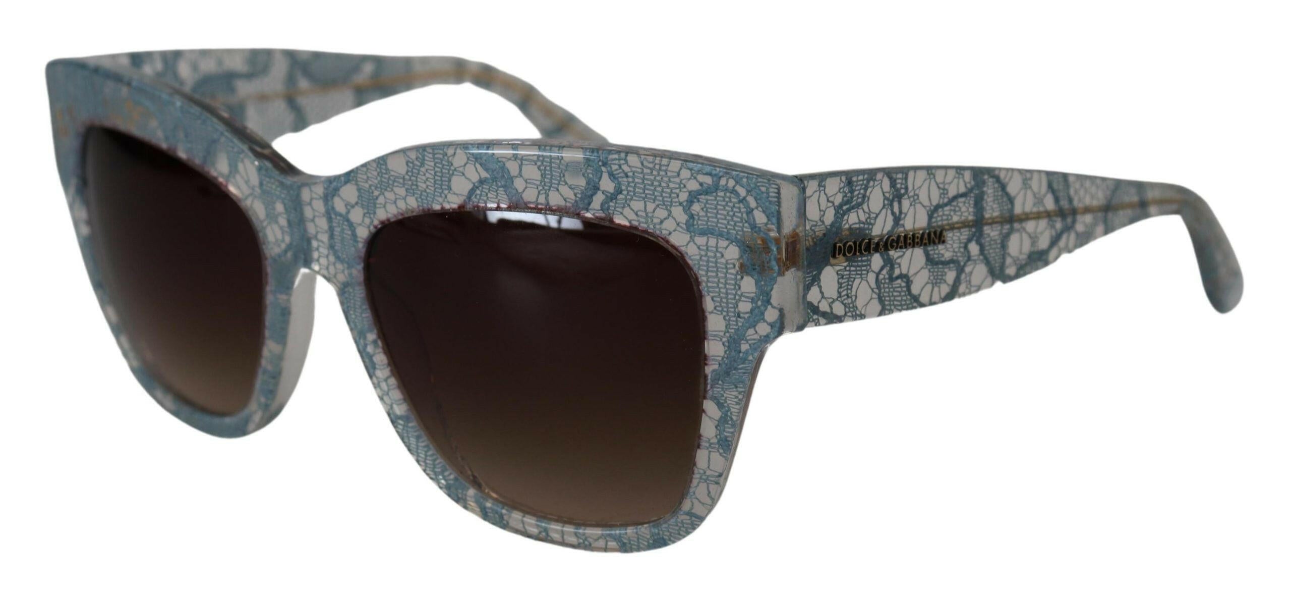 Dolce & Gabbana Blue Lace Acetate Crystal Butterfly DG4231 Sunglasses -  Jewellery, Women -  Dolce & Gabbana.