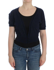 Ermanno Scervino Knit Blue Wool Sweater Cardigan -   -  Ermanno Scervino.