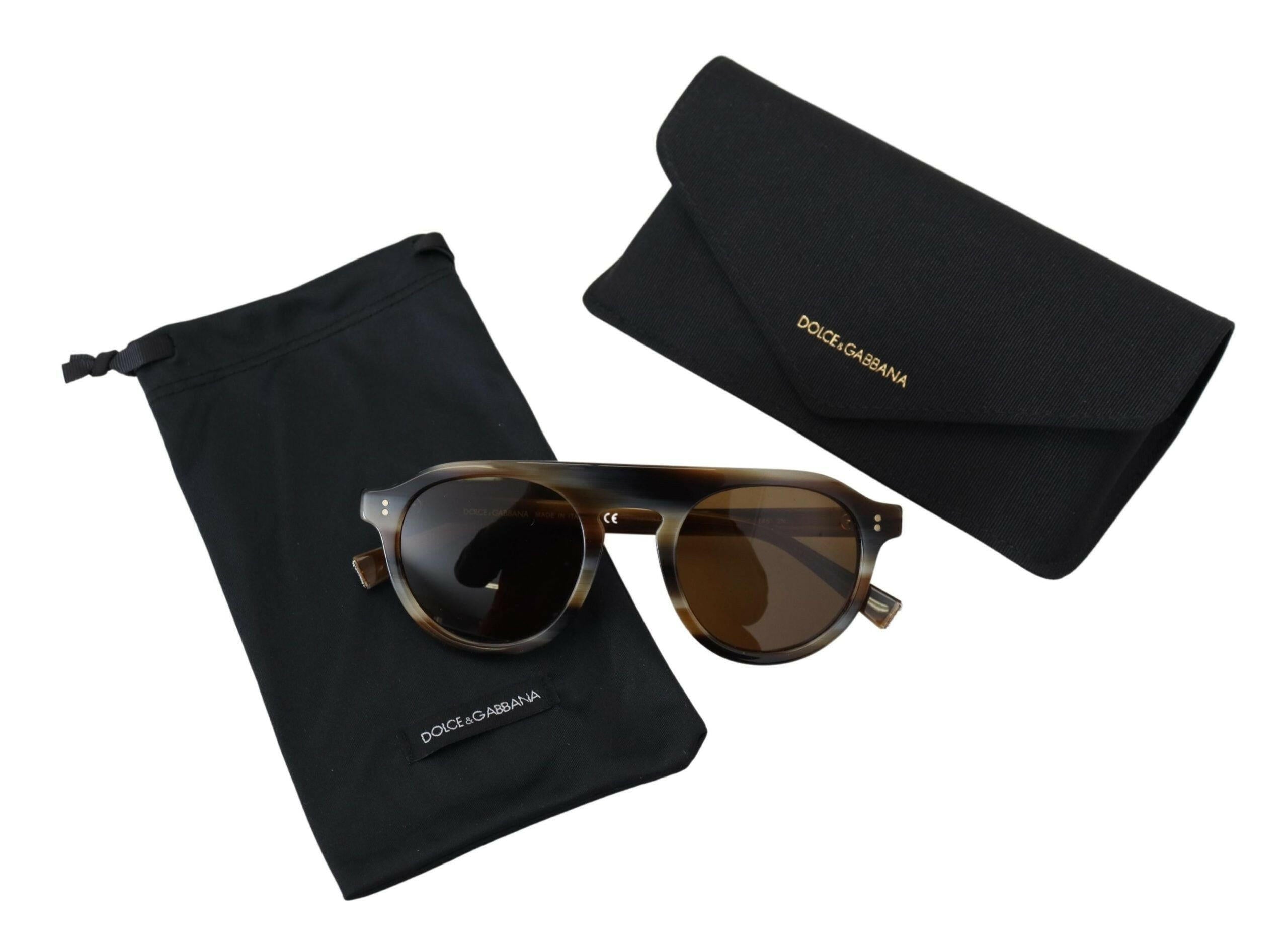 Dolce & Gabbana Brown Tortoise Oval Full Rim Eyewear DG4306 Sunglasses -  Jewellery, Women -  Dolce & Gabbana.