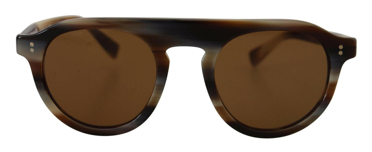 Dolce & Gabbana Brown Tortoise Oval Full Rim Eyewear DG4306 Sunglasses -  Jewellery, Women -  Dolce & Gabbana.