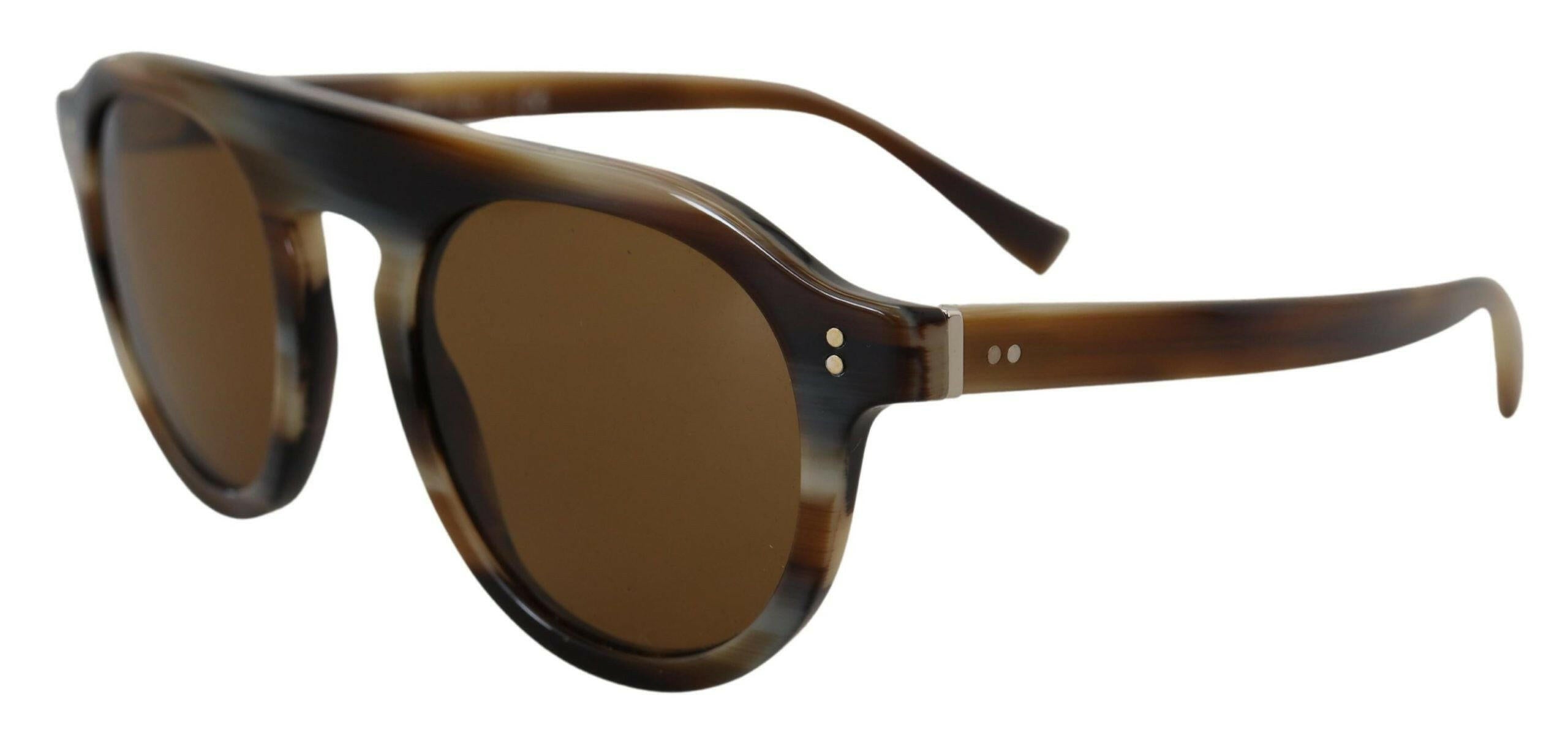 Dolce & Gabbana Brown Tortoise Oval Full Rim Eyewear DG4306 Sunglasses -  Jewellery, Women -  Dolce & Gabbana.