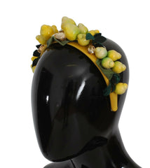 Dolce & Gabbana Yellow Lemons Sicily Crystal Diadem Tiara Headband -   -  Dolce & Gabbana.