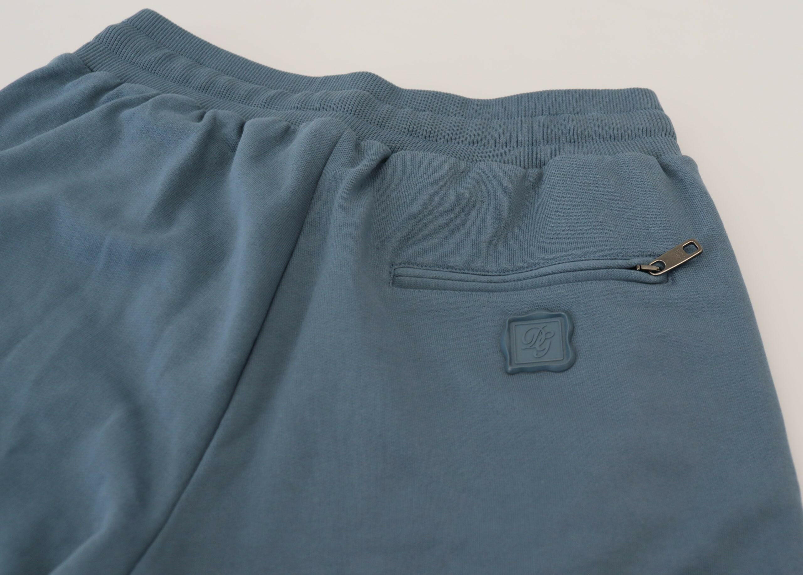 Dolce & Gabbana Blue Cotton Bermuda Casual Mens Shorts -   -  Dolce & Gabbana.