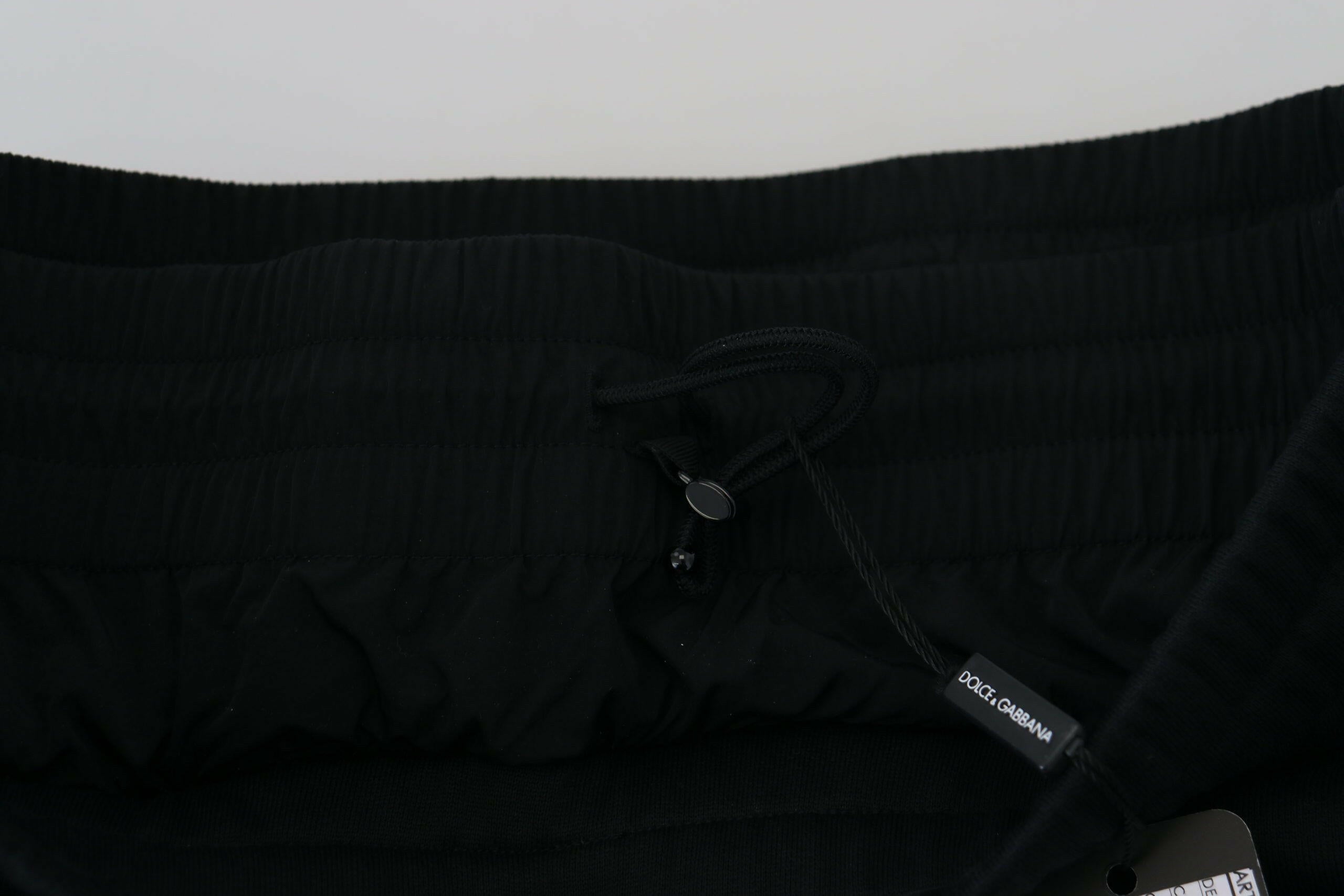 Dolce & Gabbana Black Cotton Bermuda Cargo Shorts -   -  Dolce & Gabbana.
