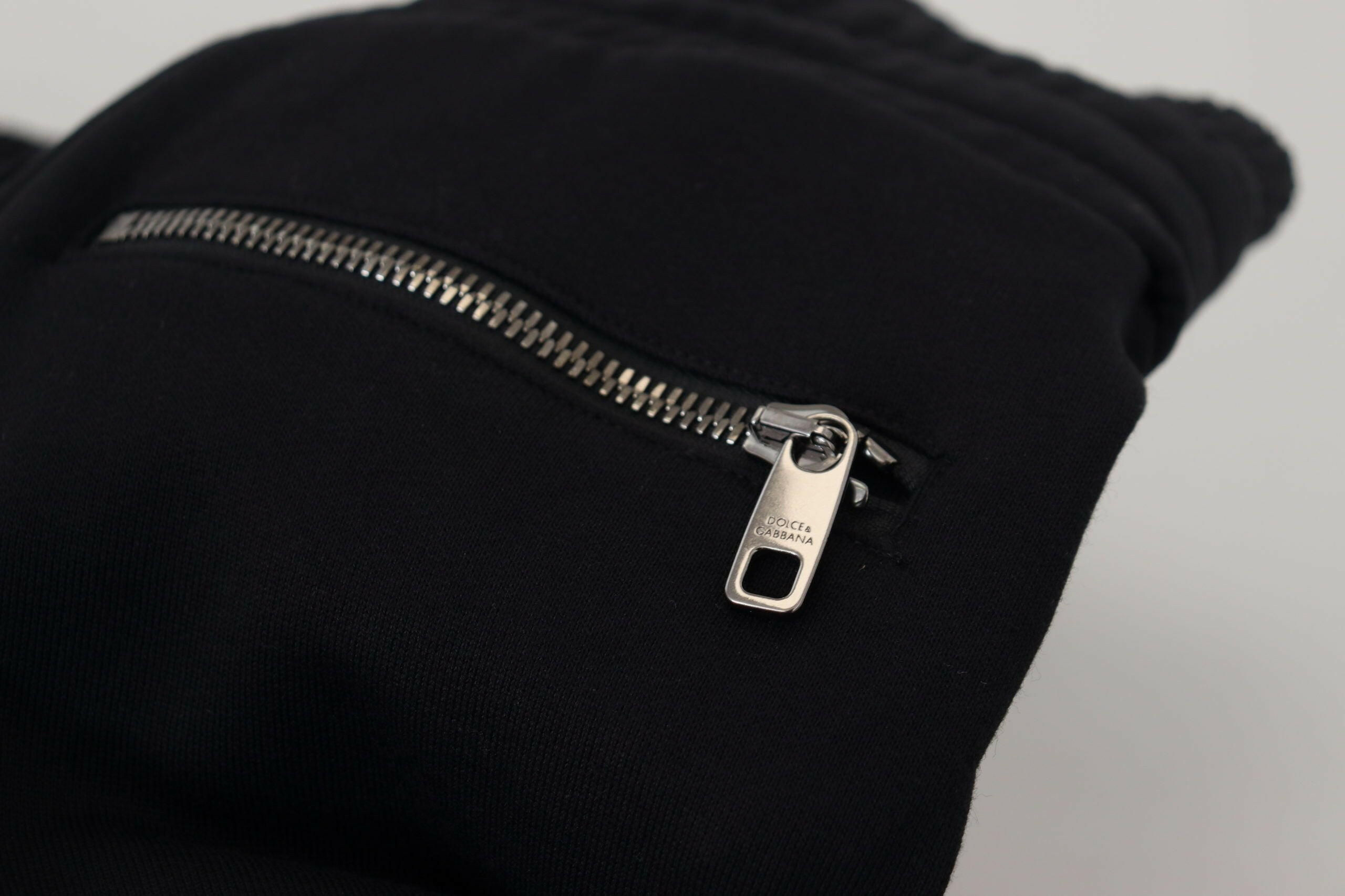 Dolce & Gabbana Black Cotton Bermuda Cargo Shorts -   -  Dolce & Gabbana.