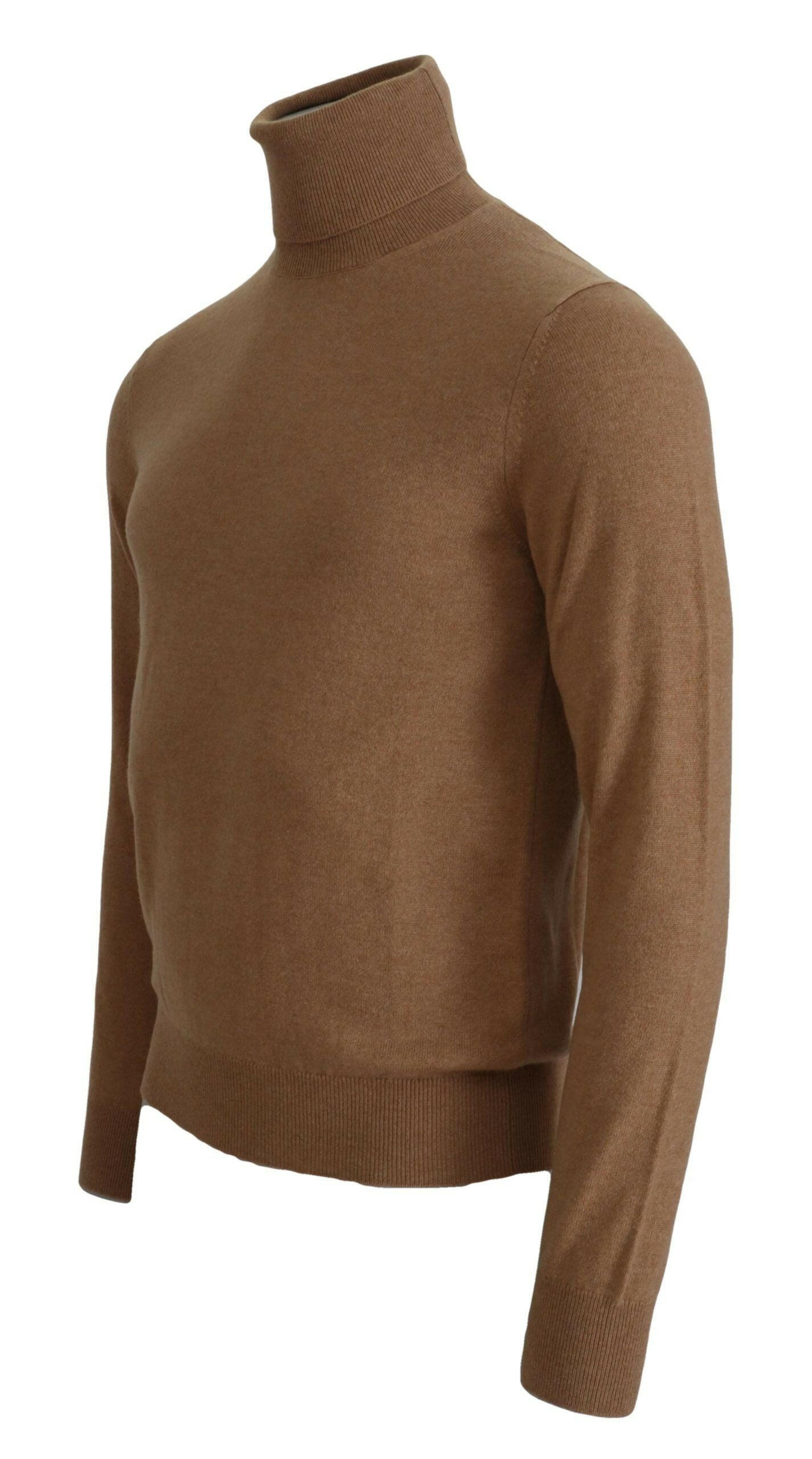 Dolce & Gabbana Beige Cashmere Turtleneck Pullover Sweater -   -  Dolce & Gabbana.