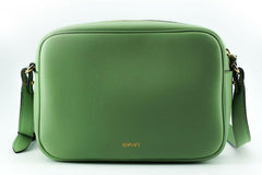 Versace Elegant Mint Green Leather Camera Case Bag -   -  Versace.