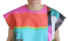 Dolce & Gabbana Multicolor TV Print Blouse Cotton  T-shirt -   -  Dolce & Gabbana.