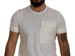 Dolce & Gabbana White Flap Pocket Short Sleeves T-shirt -   -  Dolce & Gabbana.