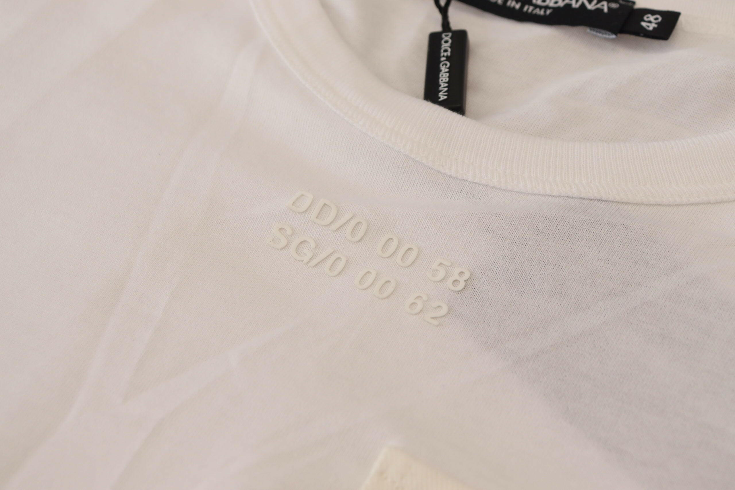 Dolce & Gabbana White Flap Pocket Short Sleeves T-shirt -   -  Dolce & Gabbana.