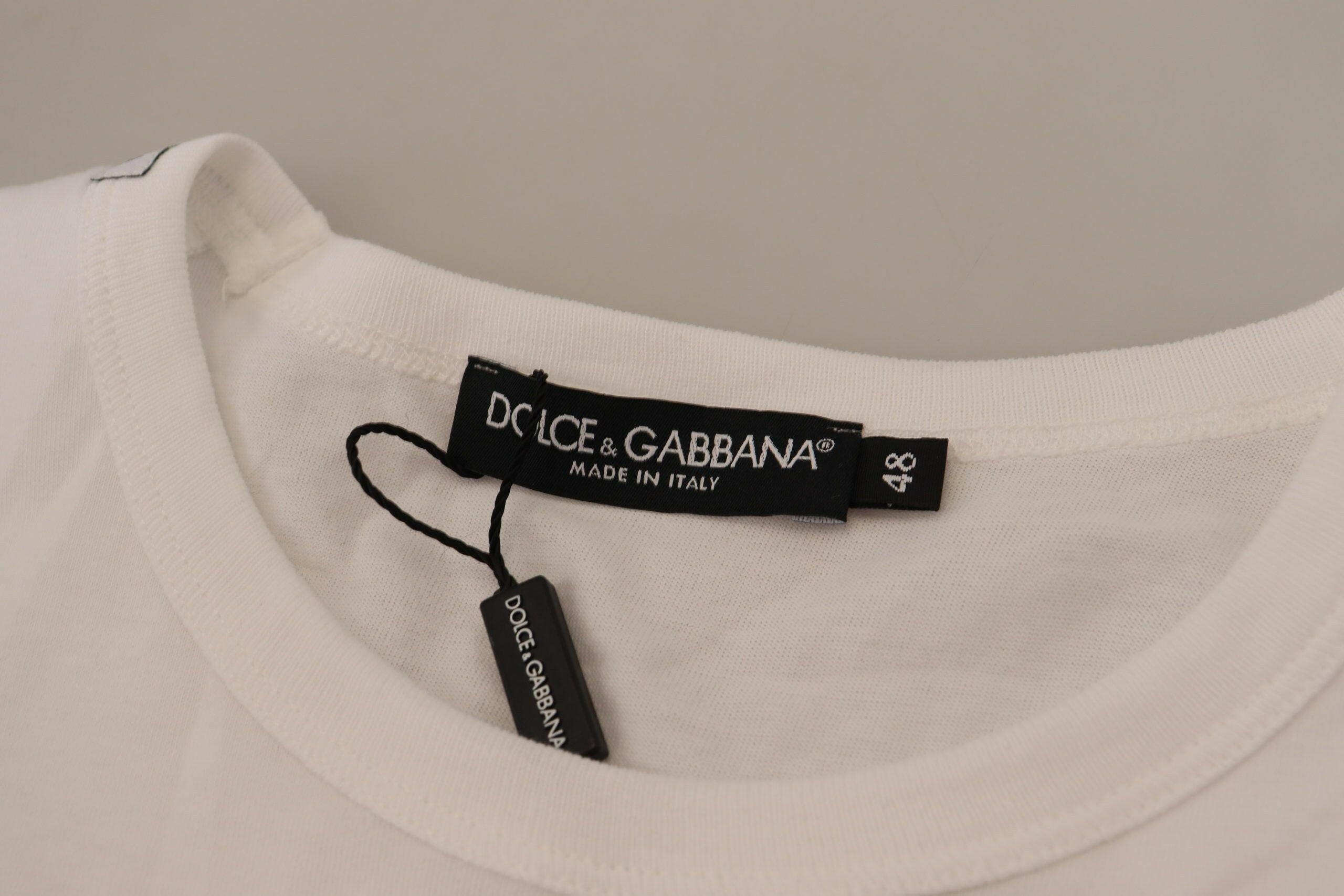 Dolce & Gabbana White Flap Pocket Short Sleeves T-shirt -   -  Dolce & Gabbana.