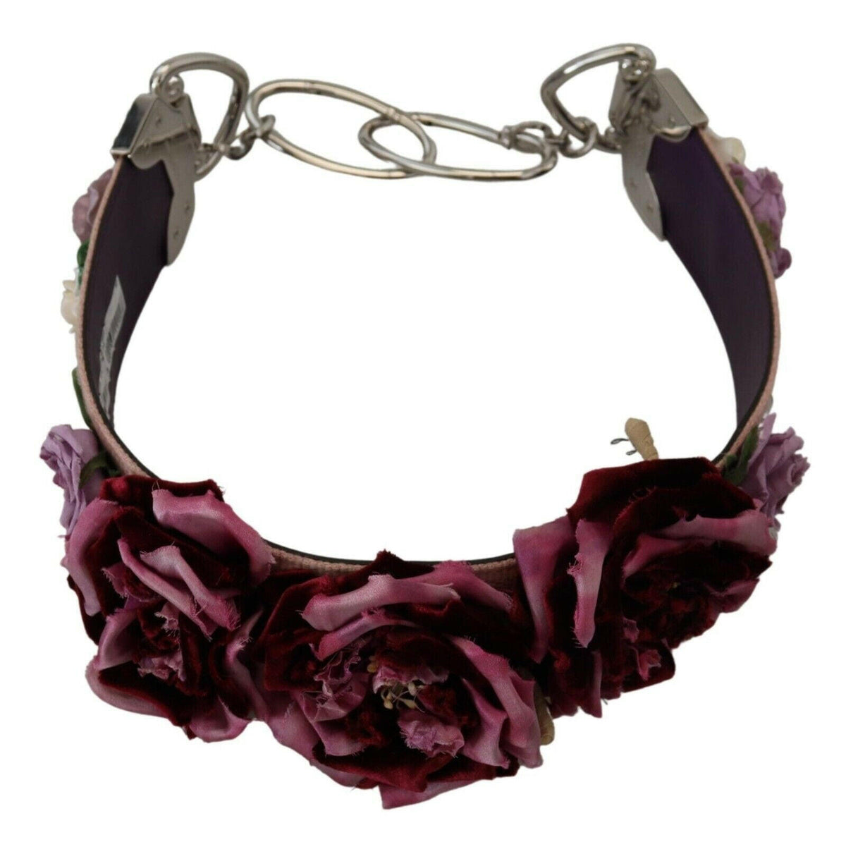 Dolce & Gabbana Multicolor Floral Appliques Metal Shoulder Strap -   -  Dolce & Gabbana.