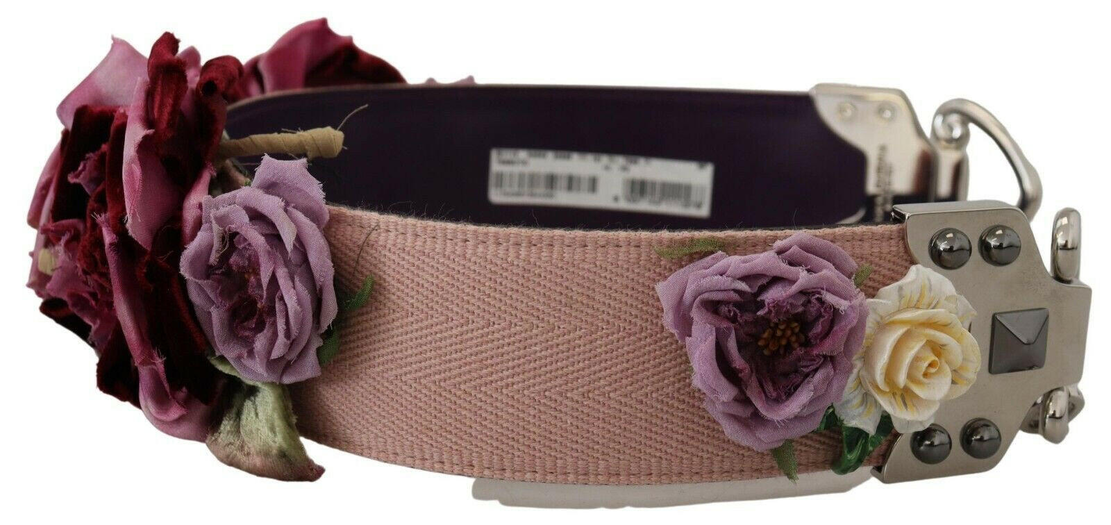 Dolce & Gabbana Multicolor Floral Appliques Metal Shoulder Strap -   -  Dolce & Gabbana.