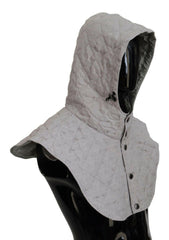 Dolce & Gabbana White Quilted Whole Head Wrap One Size Nylon Hat -   -  Dolce & Gabbana.